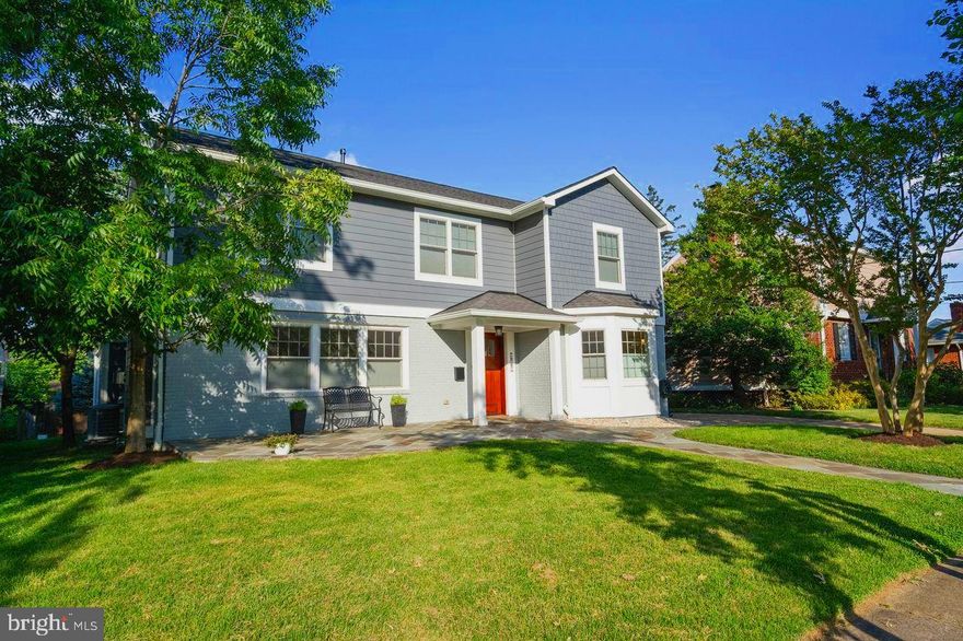 **Located on a wide, no through street with with sidewalks and grass buffer ending in the bike path, the home is in the Ashlawn,  Kenmore,  Washington-Liberty school pyramid**
Expanded and renovated in 2018 by well regarded Arlington builder with Andersen windows, new  plumbing and electrical throughout**flash and batt insulation in main level walls**crisp white Greenfield kitchen cabinets, center island, leathered granite tops, Miele gas cooktop,  drop in oven, dishwasher, walk-in pantry**Naturally Aged wood floors throughout; primary  bathroom has  double vanity and soaking tub; large sitting room or office off primary; 3 bedrooms, hall bathroom,  and laundry room complete the level**2021-GE "Cafe"  refrigerator**2022:   built in closets and bench in foyer**mini-split system in den along with built in desks, storage, insulated wood floor and walls,  and wired for home theater**built  desk and shelves in office and sound insulation in walls*new large capacity water heater**2023:  stone front walk to stone porch**Desirable details:  wide, no through street with sidewalks and grass buffers ends at biking and walking path to Ballston**main level bedroom and bathroom**HardiPlank and enduring painted brick  exterior**neutral  paint throughout;  level rear yard with driveway to detached garage**stone fireplace in the living room; family room and dining room off kitchen**den and office tucked in quiet part of home**large den off primary bedroom provides more office  or fifth bedroom**good storage throughout the home**near Bluemont Park, Rose  Garden,  tennis and pickle ball court**bike path to Ballston for Metro, restaurants, groceries,  Arlington Central Library**easy commute to business, government, military centers and National Airport;  take Rt 66  for  reverse commute to Tysons, Reston, Dulles  Airport and tech corridor**An appealing home for those who value move-in condition, space, and an exceptional location**
