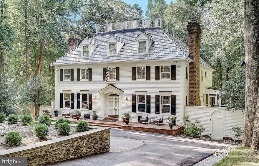 Look no further! Tucked deep in a private cul-de-sac in prestigious Rivers Edge Estates, this New England-style colonial offers over 7,100 sq ft of refined living space on a wooded lot with a tranquil creek. Located in the top-ranked Montgomery County school district, this home blends timeless architecture with resort-style amenities. 
The sun-drenched interior features elegant millwork, hardwood floors, and five fireplaces. A chef’s kitchen anchors the main level, outfitted with radiant-heated tile floors, Thermador refrigerator/freezer, 6-burner Viking range with griddle, Wolf microwave, wine cooler, self-closing cabinetry, and an oversized island. The dramatic family room with soaring ceilings and a wood-burning fireplace flows beautifully for entertaining. 
Upstairs, the owner’s suite boasts teak hardwood floors, dual walk-in closets, a cedar-lined closet, and a spa-like bath with jacuzzi tub and marble shower. Three additional bedrooms and two full baths complete the upper level. 
A separate in-law suite offers private entry, full kitchen, bath, HVAC, water heater, and its own deck with gas hookup is ideal for extended family or guests. 
Enjoy outdoor living with multiple decks, a screened-in porch, and extensive hardscaping surrounding a heated pool, spa, and wooded views. The fully finished lower level includes a bar, recreation room, pool bath, guest suite, sauna, and steam room. 

Additional highlights: 
Reme Halo whole-home air purifier 
Oil furnace, heat pumps, and propane heating 
New commercial-grade pool liner, covers (thermal and winter), and filtration system 
4-car garage (3-car + showcase bay with glass walls and custom lighting) 
Expansive paver driveway and guest parking 
Direct access to the C&O Canal and Potomac River trails 
Low-maintenance landscaping and exceptional privacy 
This exceptional property offers luxurious living in a peaceful, retreat-like setting—don’t miss this rare opportunity in sought-after Potomac.  

Tenant responsibility- Pool, spa, hot tub, lawn maintenance, oil tank, ADT service, trash. Renter's insurance is required and $100 repair deductible. Available July 9th