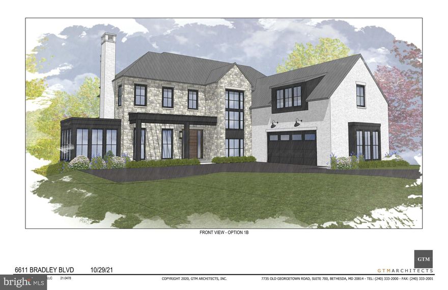 Delivery date by 6/30/23. Brand new home by Rembrandt Builders on a 1/2 acre premium lot. An impeccable combination of Comfort and elegance , utmost attention to detail with beautiful mill works, gorgeous wood, natural stones all define an unparalleled, approx. 7,800 sf of living interior environment. The high ceilings and expansive  windows flood the interiors with natural lights, especially in the first floor study featuring 3 walls lined with 8' windows and a see-thru fireplace. The family room features a masonry fireplace with optional gas log kit. There will be a 10' wine wall feature between the family room and gourmet chef's kitchen. The home includes 7 bedrooms with custom walk-in closets, 5 full baths and 2 half baths. The sun-soaked basement is a walkout with windows and doors lining the rear wall. The basement includes 2 bedrooms (or a bedroom and an office), exercise room, media room and rec room , all perfect for entertaining. The building permit is almost ready. Finishes and fixtures are customizable at this point in time. Rembrandt Builders to customize your dream home on this 9000+ square foot lot! Rembrandt Builders is a boutique custom builder in Montgomery County, Maryland and Fairfax County, Virginia. Rembrandt Builders will provide a hands-on approach to building, and lets the quality of the home speak for itself. All of their homes are unique, with a variety of styles and materials, and they never build the same home twice.
The photos and sizes provided are conceptual.  Pricing will depend on the home size and finishes selected.  Specifications subject to change. Call for more information and references.