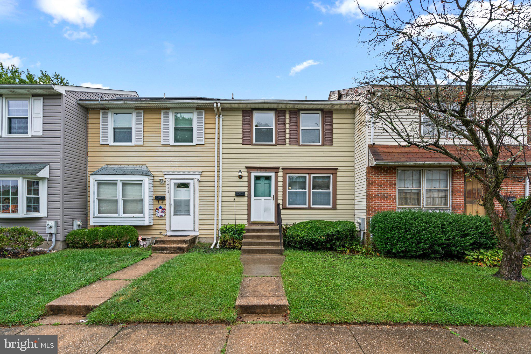 Welcome home to this spacious townhouse in Kings Court in Rosedale, MD! This Baltimore County home is perfect for anyone looking for convenience and easy access to major roadways, walkable shopping, schools, and restaurants. As you enter your next home, you'll find your eat-in kitchen that leads to your formal dining room and half bathroom. Next, step down into your living room to enjoy relaxing or entertaining with family and friends. Your upper level has 3 bedrooms and a full bathroom. Your lower level consists of a finish basement with your laundry area and half bathroom. Enjoy your warm days and nights in your open backyard with no other houses behind you. Once you see it, you'll be ready to make this house your home! Seller contributing $5,000 closing credit to buyer to replace carpet.