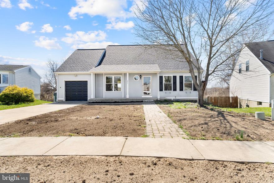 Welcome home to this spacious 4-bedroom, 3.5-bath Cape Cod that perfectly blends charm with modern updates! Step inside to find fresh new flooring and paint throughout, creating a bright and inviting atmosphere from the moment you enter. This home offers two large living spaces, providing plenty of flexibility for entertaining, relaxing, or creating separate family and gathering areas. Enjoy the ease of main level living with a spacious primary bedroom, full bath, and laundry all on the main floor.  The upper level offers 3 bedrooms and 2 full baths, including a second primary bedroom with an attached bath. The well-designed layout offers spacious room sizes throughout, along with a mostly finished walkout basement featuring a rough-in for a full bath. Enjoy peace of mind with major recent updates including a new roof, new windows, and a new HVAC system, ensuring comfort and efficiency year-round. A one-car garage adds convenience and extra storage. A rear fenced rear yard backs to an open area, offering privacy and a perfect setting for outdoor enjoyment. Move-in ready and full of space inside and out, this Cape Cod is truly a must-see! Conveniently located close to all major routes, shopping and more!