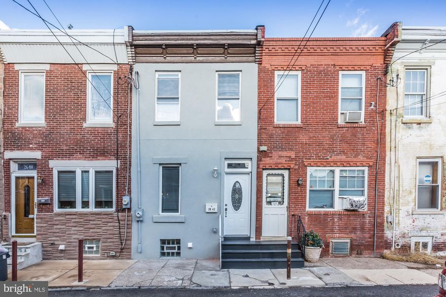 2 bedroom home in hot fishtown area of city. Everything was totally redone and is basically new construction .Kitchen has White shaker cabinets with Calcata pelican quartz countertops and has Samsung appliances . House has has brand new wiring and recessed lights throughout. 2 beautiful full baths that are fully tiled. House has hardwood floors throughout. Basement is  finished and has new heating/air conditioning with brand new ductwork. Front of house was professional stucco work and the back has brand new siding. Come take a look at this beautiful home.