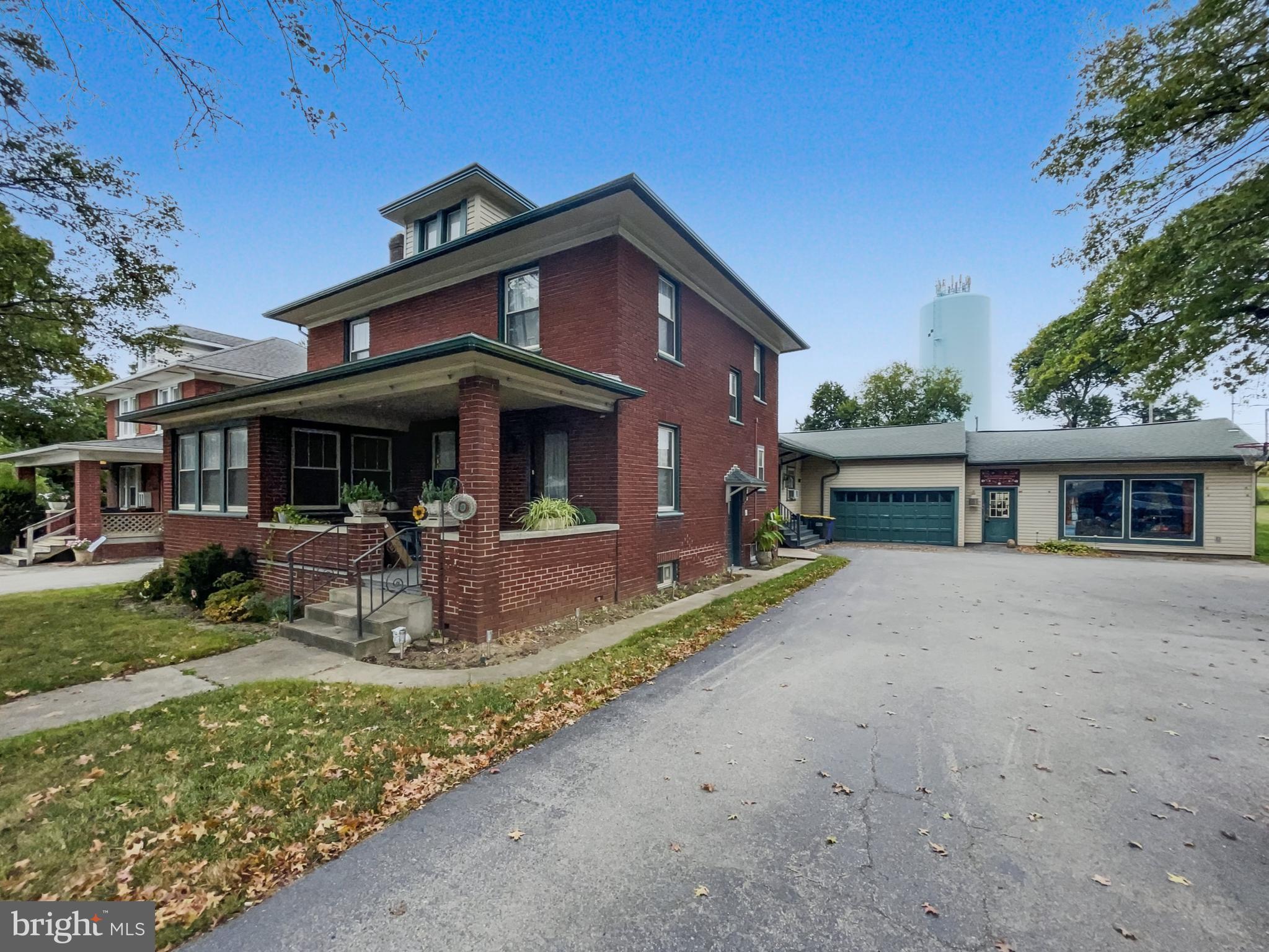 Unique opportunity to make $1,000,000, over the next 30 years (see attached work-up), for a multi-unit property, which you can put your own verified/screened tenants in. This is currently an owner occupied property. It worked perfect for them when they ran 2 businesses out of it. Now they are looking to turn it over to someone who has the same ambition, or had a portfolio to be able to purchase and manage the multi-use property. 4 units - Unit 1 is a 3/4 bedroom, 2 bath, 2569 sq ft house with an 840 sq ft basement. Unit 2 is a 700 sq ft store front. Unit 3 is a 1920 sq ft pole barn with includes a 480 sq ft conditioned area. Unit 4 is a 445 sq ft garage area.
1 water service. Township charges 2 trash fees. Electric is 1 service, but every building has its own panel. Could be cut up very easily for tenants to pay. Great location for business.