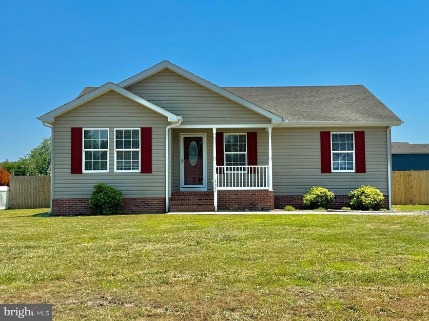 Move-In ready freshly painted 3 bedroom 2 bath home located near Princess Anne’s shopping and dining. Brand new carpet in the bedrooms, luxury vinyl floors in the living room and hall, and new refrigerator. Master suite features a view of the backyard, a deep jetted tub, and walk-in closet. Outside find a large deck off of the kitchen, a shed, and a fully fenced-in backyard. Several updates throughout the house over the last six years. Close to the Chesapeake Bay and within an hour to Ocean City or Chincoteague.