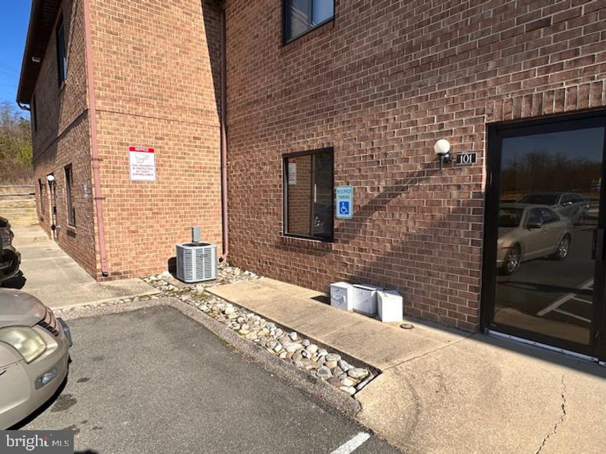 Investment Property.  Tenant occupied. Ground level office-retail unit offers a spacious reception area and 2 additional office spaces.  Centrally located in Prince Frederick next to bank and TJ Maxx, Safeway and Chipolte. Plenty of parking with easy access for clients/customers.   Call Lister for show instructions and lockbox instructions.
