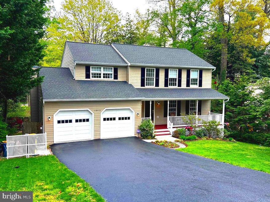 Welcome to your dream home, a meticulously maintained three-level residence featuring a stunning two-story foyer that sets the tone for elegance and comfort. This versatile layout offers both formal and informal spaces, perfect for any lifestyle. The gourmet kitchen is a chef's delight, equipped with stainless steel appliances, granite countertops, and stylish tile backsplashes, complemented by lighted glass cabinets and a convenient breakfast bar. Step through the kitchen slider to your private deck, ideal for outdoor gatherings. The main level also includes a cozy family room with a wood-burning fireplace, creating a warm atmosphere for relaxation, along with a half bath for guests' convenience. Ascend to the upper level for complete privacy, where you'll find four spacious bedrooms, including a luxurious owner's suite with a walk-in closet and en-suite bath. A laundry system and a large linen closet enhance the upper level functionality, while the lower level boasts a finished basement featuring a second family room, a fifth bedroom, and a full bath with a walk-in shower, along with additional storage and the second laundry area.
Enjoy seamless indoor-outdoor entertaining with easy access to the fenced backyard, charming brick fire pit and complete with a  patio under the deck.  Your vehicles will be well-protected in the two-car garage. Located in the desirable Cape St. Claire community, this home offers all the amenities you need, ensuring a lifestyle of convenience and leisure without ever needing to leave the neighborhood.