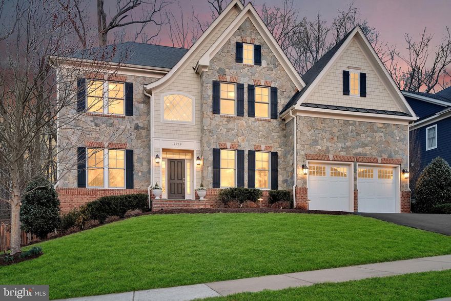 Welcome to one of the most exceptional residences to hit the market near the heart of Vienna this year. Nestled on a serene cul-de-sac of similar residences and backing to the lush expanse of Nottoway Park with an enormous common space that offers an extension of the backyard, this John Sekas-built masterpiece offers an unrivaled blend of privacy, sophistication, and meticulous craftsmanship. From the moment you arrive, the home’s impressive curb appeal is unmistakable, sitting above the street with the breathtaking rear privacy evident even from the front.

Every detail inside has been thoughtfully updated to meet the highest standards of luxury living. Sun-drenched windows, elegant millwork, and refined finishes flow effortlessly through the spacious floor plan. Featuring over 6,600 finished square feet, 6 bedrooms, and 7 bathrooms, this residence will cater to every family’s needs. From the moment you walk in the door, you’ll be overwhelmed by superior craftsmanship and an abundance of natural light at every turn. The entire home features crown molding on every level, solidifying a level of detail rarely found in residences.

The main level features soaring ceilings, gorgeous oak floors, 10’ ceilings, and generous windows that soak every corner with natural light. Adorning the main level is the piano room, dining room, office that can be used as a bedroom, expansive family room with a cathedral, chef’s kitchen, expansive pantry, and a mud room. The chef’s kitchen features high-end KitchenAid appliances including a 6-burner commercial cooktop and 42” built-in refrigerator, custom hardwood cabinetry, a sprawling island with seating, and a pantry large enough for the biggest families.

Upstairs you will discover 4 bedrooms, all with en-suite bathrooms, a full laundry room, and an incredible amount of storage. The primary suite includes a sitting room, two walls of windows overlooking Nottoway Park, two expansive walk-in closets, and a dreamy primary bathroom with two vanities, a stone freestanding soaking tub, and a glass-enclosed shower. Each secondary bedroom not only includes its own en-suite bathroom, but it also includes ample closet space. In the laundry room, you will find a pull-down attic for additional storage.

On the lower level, you’re met with an open-concept recreation area, completed an open living room. The recreation area has plumbing for a wet bar to be easily added. Two sizeable bedrooms are found in the lower level of the home, each with an en-suite bathroom and large walk-in closet. Finishing off the lower level is your own fitness studio. The lower level features all above-grade windows, custom plantation shutters, crown molding, and a walk-out to your impeccable backyard.

Enhanced by a six-figure, professionally designed landscape that transforms the backyard into a botanical paradise, this might be your favorite part of the residence. Throughout the summer, vibrant hydrangeas create an enchanting display, complementing the home’s stately architecture. Featuring a sunken fire pit with embedded gas line, Trex decking, walking paths with hydrangeas, privacy fencing, and a built-in hot tub – all overlooking the serenity of parkland. The yard is enhanced by a large lot directly next to the home where nothing can be built, perfect for practicing sports or playing fetch with the dog. At twilight and in the evening, enjoy beautiful landscaping lighting highlighting the magnificence of the backyard.

This residence is just over the Town of Vienna line, meaning it's free from the Town of Vienna tax burden. Receive all the benefits of being close to town, without the added cost. In the heart of all Vienna has to offer, while still close to the Vienna Metro, Oakton, and commuter routes. Enjoy the vibrancy of Vienna with its charming boutique shops, gourmet restaurants, and year-round community events. The features of this home are too extensive to list here – contact Listing Agent for info.