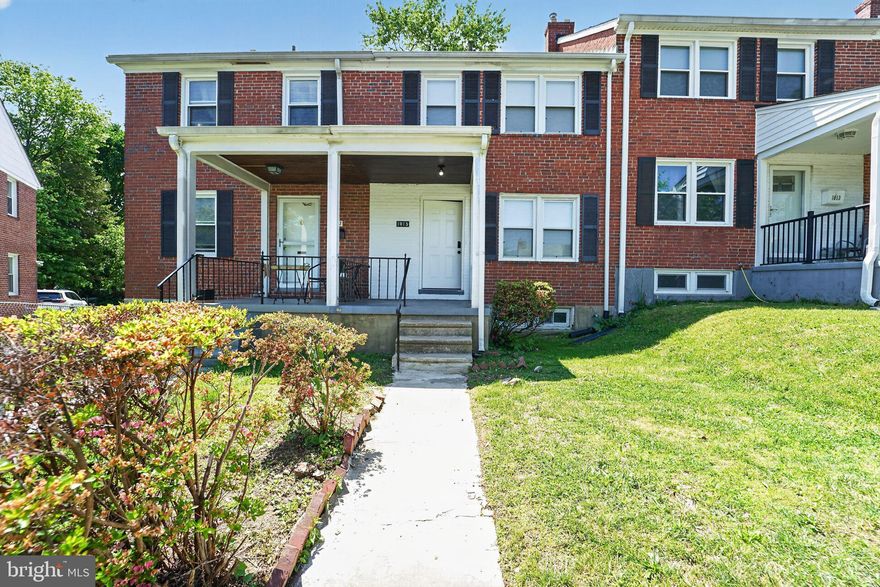 Welcome home to this charming brick townhome in the heart of Baltimore! This move-in ready home features an open-concept main level filled with natural light, perfect for entertaining family and friends, along with updated flooring and stainless steel appliances installed in 2022, and a modern kitchen designed for everyday living. The finished lower level offers additional living space ideal for a family room, media area, home office, or game room, plus a bathroom and enclosed laundry area for added convenience. Major updates include a roof replaced approximately 7–8 years ago, providing peace of mind for the next owner. Conveniently located near shopping, dining, schools, and public transportation, this home also offers quick access to I-83, I-695, and downtown Baltimore, making commuting simple and convenient.