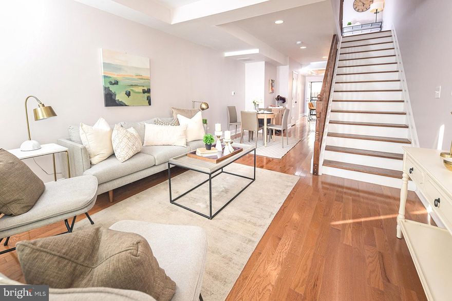 *******Multiple Offers Received. Highest and Best Offer Due January 16, 2021 by 5pm******** Repeat after me, "I deserve this house." Yes, you absolutely do deserve this impeccably renovated home situated a stones throw from Johns Hopkins Hospital and across from the recently renovated Hoen & Co. Lithograph Building. At last, here is a renovated show stopper open floorplan. The professionally designed and expensively detailed home is gleaming inside.  This home has all of the modern elements that are so appealing. Ceiling heights are dramatically tall, with coffered ceilings and elegant wood details featured in the kitchen. This not only adds dimension, but it allows for a more open feel which results in a very pleasing, light filled home. From the moment you enter you step on beautiful wood floors. Hardwoods that run continuously across the entry into the main entertainment area and all the way into the kitchen with breakfast island. And what a difference it makes to see a home that is laid out from the start with a beautiful kitchen.  All counters are covered with beautiful granite . Appliances are unified by their stainless finish. The upper level  features 2 master suites and equally impressive  with their own bathrooms. The final features that make this home complete are the fully finished lower level and private out door living space, perfect for entertaining. Given the location, and fabulous price that is supported by the impeccable renovation and pre-listing appraisal. You certainly don't want to miss out on this opportunity. Serious inquiries only please..  If you are a Ready To Act buyer,  please contact me or your agent. Home qualifies for Live Near Your Work, MMP and Baltimore Block Grant.