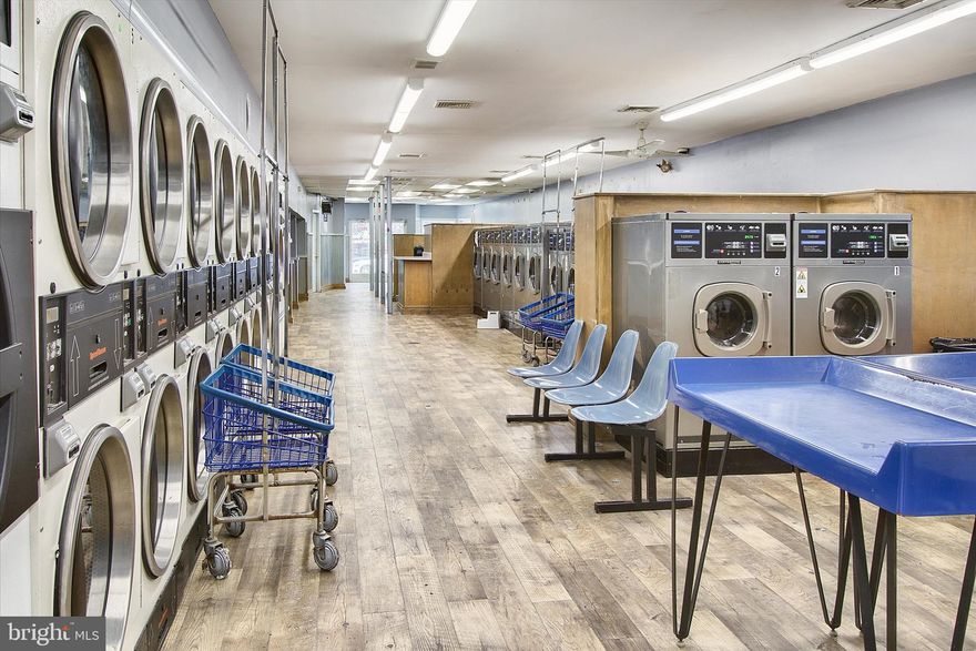 Prime opportunity to acquire Sunrise Laundromat, an established laundry business at 121 S 5th St, in Reading, PA. The sale includes everything: the real estate, the business and equipment. Situated in a dense populated corridor, within the city of Reading, this location benefits from strong walkability, consistent neighborhood demand, and limited in-home laundry access in the immediate trade area. The business has history of strong customer base and on-site equipment in place. The layout is designed for efficient customer flow and ease of maintenance. offering a mix of washers and dryers suitable for everyday residential use and larger loads.  The property is positioned to support steady year-round traffic and provides opportunity for continue cash flow with upside through operation enhancements. This offering is ideal for owner-operator seeking hands on management or an investor looking to add a stable service-based business to their portfolio. There is potential to increase revenue through extended hours, pricing adjustments, wash and fold services, vending additions, or modernization/upgrades of existing equipment (buyer to verify). Financial information, equipment details and operating metrics available upon request.
