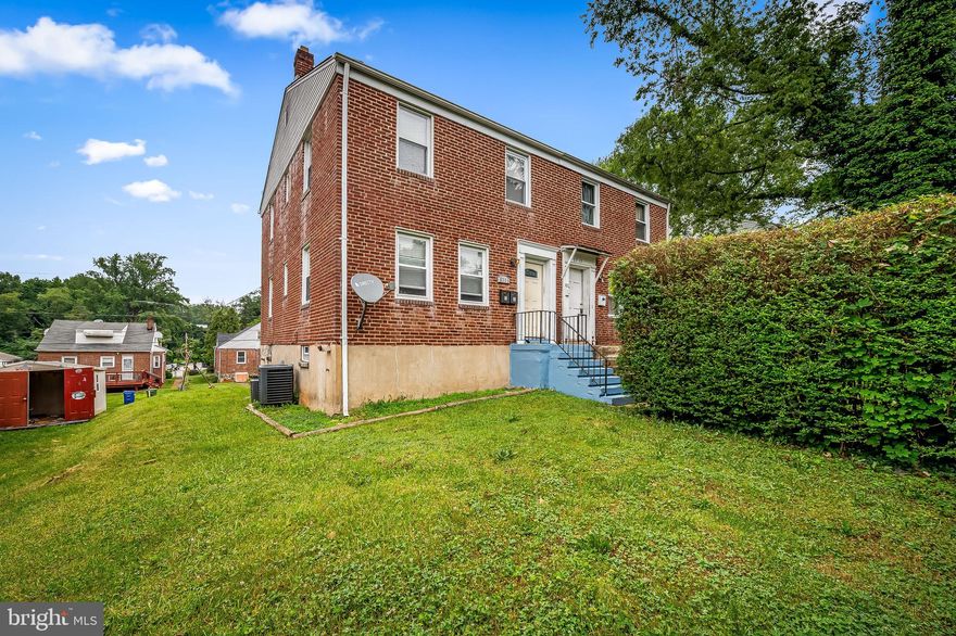 24 HOUR NOTICE REQUIRED FOR ALL SHOWINGS. 30 MINUTE SHOWING WINDOW ONLY. 

Welcome to 5715 Simmonds Ave. This mighty 2 Unit rowhouse is an excellent investment opportunity for a newbie investor, or a savvy owner occupant.

The first floor unit has a spacious living room, modern eat-in kitchen and full bath along with one bedroom and direct access to the back deck. The second floor unit has a spacious living room, modern eat-in kitchen and full bath along with one bedroom.  Both units are very nice and in excellent condition with good, clean tenants. Each unit has central air and gas heat. The tenants pay all their own utilities. There is a shared laundry in the basement along with space for additional storage or future expansion.

Apt #1 - Rented for $1000 Month to month lease.
Apt #2 - Rented for $900. Month to month lease.

Located in the Glen neighborhood of Northwest Baltimore, just a block or so from Mt Washington. This home offers convenient access to Sinai Hospital, Northwest Plaza, and commuter routes like Northern Parkway, I-83, Reisterstown Road, and Liberty Heights Avenue. Enjoy a quiet, residential setting with easy access to shopping, parks, and downtown Baltimore.