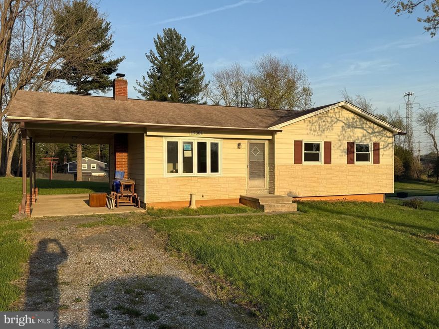 Opportunity awaits! This three bedroom, one full/one half bathroom  home sits on a beautiful .48 acre lot and features a large unfinished basement—full of potential! Home needs renovation, but the bones and location are solid.   Don't miss out on this opportunity!