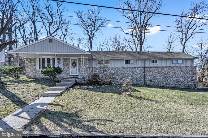Welcome to 1906 Reservoir Road first floor living at its best! Walk into this beautifully maintained rancher where you are greeted by beautifully kept hardwood floors, a large bay window, and an open living room/dining room concept. The dining room has a walk-out screened-in porch. A perfect place to enjoy coffee in the upcoming spring months. The kitchen is bright and inviting with a large window, the possibility for an eat-in, the convivence of a dishwasher, and a built-in stove. Walkthrough the freshly painted hallways where you will find 2 spacious bedrooms, both freshly painted, and a full bathroom. You'll be pleasantly surprised by the primary bedroom suite which offers a full bathroom with a walk-in shower. Downstairs you will find a potential 4th private bedroom or a walk-out finished basement. The possibilities are endless. The basement offers plenty of storage, a washer/dryer hook up and a half bathroom. The home has a new hot water heater, new windows throughout the home and gas heat. 
The yard offers a large deck perfect for entertaining this summer. 
Don't wait to schedule your showing today!