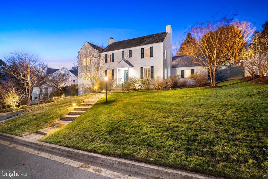 Nestled in the heart of Country Club Hills, this stunning center-hall Colonial is the ultimate blend of elegance and comfort, featuring a heated, spa-like pool and hot tub—perfect for year-round relaxation or entertaining.

Step inside to a bright and airy main level designed for both gatherings and everyday living. The gourmet kitchen stuns with a soaring cathedral ceiling, an oversized marble island, and a butler’s pantry, seamlessly flowing to the slate patio and pool. The formal dining room, also with patio access, sets the stage for memorable meals, while the cozy living room invites you to unwind by the wood-burning fireplace. A sunlit family room offers ample space for entertaining and yet another connection to the outdoor oasis.

Upstairs, the luxurious owner’s suite boasts soaring ceilings, a spa-like ensuite bath, and a private office—a perfect retreat. Two additional spacious bedrooms share a Jack-and-Jill bathroom, offering both comfort and convenience.

The lower level adds even more versatility, featuring a warm family room with a gas fireplace, an additional bedroom, and a beautifully renovated full bath.

Ideally located in the Jamestown Elementary, Williamsburg Middle, and Yorktown High school tier, this home offers easy access to DC, Gulf Branch Nature Center, and scenic trails to the Potomac River.

A true entertainer’s dream and a year-round staycation haven—don’t miss this incredible opportunity!