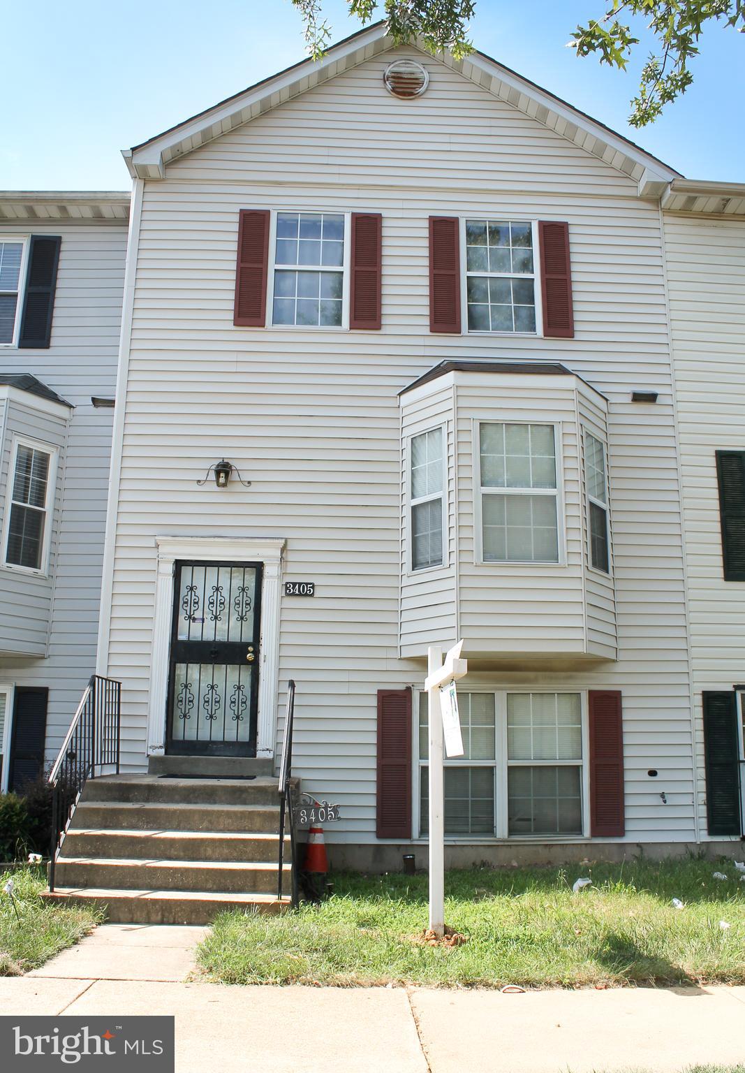 INVESTOR ALERT!!! This 3 Bedrooms 3/1 Bath Spacious Townhouse needs some Love and TL, and great for Investors or anyone up for some work! Great light with so much potential. DO NOT STAND ON DECK, NOT SAFE (not fully enclosed). Note: Pipes Burst in the basement and the OWNER Has Repaired Pipes and ceiling, but there MAY BE Mold damage as a result of leaks. Enter With Caution/Masks. SOLD AS-IS. SHORT SALE.