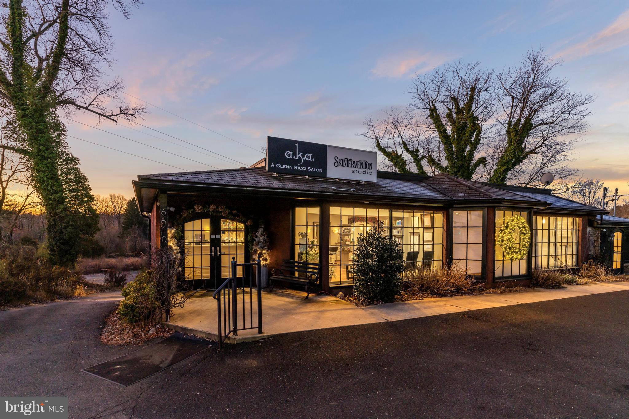 Put your business at this high-visibility gateway to New Hope! The best highway commercial opportunity presently available in New Hope-Solebury, many uses and possibilities awaits, a retail, restaurant, hospitality, professional services or office is some of the ideas that comes to mind.. An iconic property, this 4,900-square-foot building has been totally renovated by the current owner who has used as a salon and spa services. Its flexible, open floor plan is easily converted for many other uses. There is plenty of offstreet parking and easy ingress/egress. New Hope and Lambertville, its sister across the Delaware River, attract thousands of tourists annually, and this property benefits from a location that can appeal to locals and tourists alike, primarily because of its location just outside the center of town and its easy parking situation. Median household income in New Hope is $107,000 (vs. $63,600 in Pennsylvania), according to the U.S. Census Bureau, so don’t miss this opportunity to join a flourishing community just 42 miles north of Philadelphia and 75 miles to Midtown Manhattan.