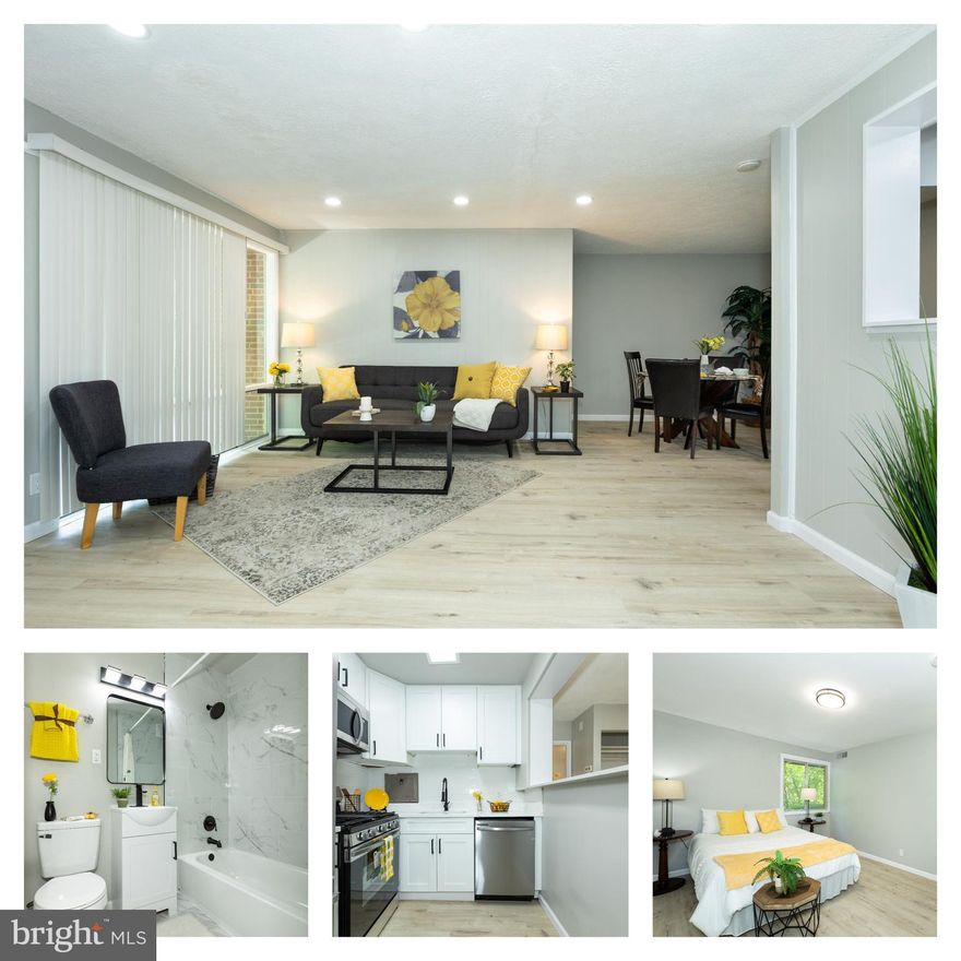 Welcome to this beautifully upgraded one-bedroom, one-bathroom condo located on the first floor of the quiet and convenient Woodmont Springs community in Rockville. This move-in ready unit has been thoughtfully renovated throughout, featuring fresh paint, brand-new flooring, and a modern layout. The kitchen has been fully updated with new cabinets, sleek quartz countertops, and all-new stainless steel appliances, including a refrigerator, stove, microwave, and dishwasher. The full bathroom has also been upgraded with stylish finishes, making the space both functional and inviting.

One of the standout features of this condo is the huge private balcony, offering a rare amount of outdoor space that's perfect for relaxing, entertaining, or enjoying your morning coffee with a view. Additional conveniences include shared laundry facilities in the building and a condo fee that covers water, adding to the overall ease of living.

Ideally located just one mile from Twinbrook Metro Station (Red Line), this home provides a quick and easy commute to downtown D.C. and surrounding areas via Metro, I-270, or I-495. You’ll also enjoy close proximity to Rockville Pike, with its wide variety of shopping, dining, and entertainment options.

Nature lovers will appreciate nearby parks and trails such as Croydon Creek Nature Center and the Bethesda Trolley Trail, offering peaceful escapes just minutes from your door. Whether you're a first-time buyer, investor, or commuter looking for a low-maintenance home in an unbeatable location, this upgraded condo with generous outdoor space is a rare find. Don’t miss your chance to own a beautifully renovated home in the heart of Rockville.