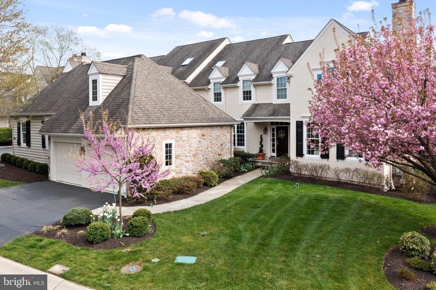 Welcome to 361 Applebrook Drive of Applebrook Golf Club, Carriage Homes. Situated on the 18th fairway with stunning views of Applebrook Golf Club, don't miss this King Craig floorplan 3 bedroom, 2.5 bathroom 3489 sq ft residence with elevator. Built by the renowned Pohlig Builders in this highly desirable community, the home is equipped with an elevator and a full house generator. The Applebrook Carriage Home community with 64 homes, is a one of a kind in this area. Situated in Malvern, within quick reach of Philadelphia’s Main Line, this Gil Hanse designed links golf course is a beautiful oasis to view every day from this special home.

Upon entering the property, you will be impressed by the beautiful foyer, custom woodwork, and crown moldings. To the left of the foyer is the formal dining room and butler’s pantry. To the right of the foyer is the living room with a gas fireplace. An office with stunning, custom wood built ins opens to the living room and hall. A powder room is also found here. The open kitchen has a large island and was upgraded with new countertops. There is a breakfast room off the kitchen as well as a family room that features a gas fireplace, and leads to the beautiful flagstone terrace complete with an electric awning.

The primary bedroom suite is on the second level with a tray ceiling, sitting area, ample closet space and a large en-suite bathroom. Also on the second level are two more spacious guest bedrooms and adjoining Jack and Jill bathroom. 

The attached two-car garage has been improved with new epoxy flooring. Don’t miss out on all this residence has to offer! Its prime location offers easy accessibility to Serpentine & Willisbrook Nature Preserves, the town of Malvern, East Goshen Park, restaurants, shopping, Main Line and Chester County.