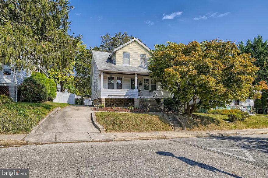 Charming Cape Cod with a beautiful front porch in the Hamilton community with  4 Bedrooms  2 full Baths. The living room has beautiful hardwood flooring with a  fireplace. The dining room is inviting and perfect for entertaining, and the kitchen has a nice bright breakfast room with a walk out to the backyard patio to see the daylight.  This property has 6 ceiling fans throughout and 4 generously sized additional bedrooms with 2 full baths.  The stairs to the upper level and the second  bedrooms are newly carpeted, and on the lower level is an unfinished basement which can be ideal for storage and laundry area. The rear yard is spacious for Summertime entertainment with backyard patio, secure storage and privacy fence. 3 car Parking Pad that provides private parking for guest Seller will also offer a one year Home Warranty to Buyers!