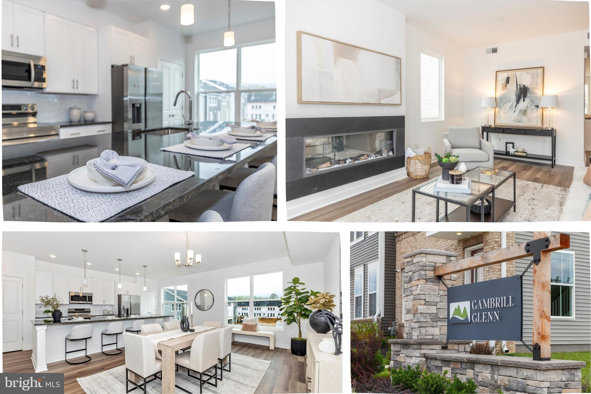 Discover the Estes Park, a thoughtfully designed and luxurious 2-level condo offering 3 bedrooms, 2.5 baths, and modern comforts. Enter through your private front entrance or directly from the 1-car garage, and step into a home that blends style with functionality. The main living area is open and inviting, featuring a family room, an office nook, and a convenient powder room. The heart of the home is the kitchen, complete with a stunning 12-foot island that’s perfect for gathering and entertaining. Adjacent to the family room, a spacious terrace provides the ideal spot to unwind. Upstairs, the primary suite includes its own covered terrace, creating a private retreat. Two additional spacious bedrooms, a second full bath, and a laundry area complete this level. This home features our elegant Verde design package, boasting 7-inch wide luxury vinyl plank flooring, white shaker-style cabinetry, granite countertops, and stylish finishes throughout. **Now offering $10,000 in builder incentives with the use of our preferred lender and title.** Ideally located near I-70, I-270, and Rt 15, this community places shopping, dining, hiking and all that downtown Frederick has to offer just minutes from your doorstep. Make the Estes Park your home and enjoy modern living at its finest!