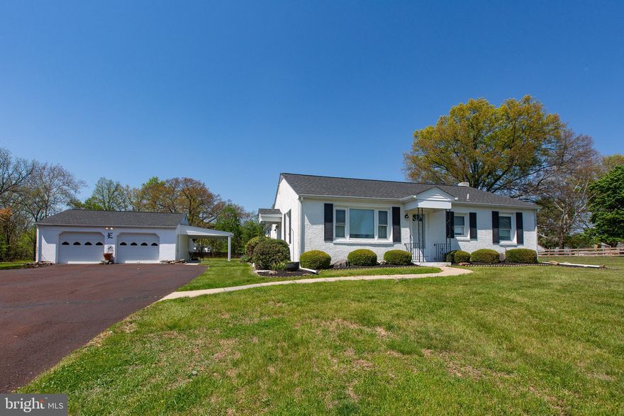 Welcome home to this charming rancher located in the highly desirable Methacton School District! Situated on over an acre of ground, this property offers the perfect blend of comfort, convenience, and outdoor space. Step inside to find a spacious layout featuring 3 bedrooms, 1 full bath, a large living room filled with natural light, an oversized dining room perfect for gatherings, and an eat-in kitchen with plenty of room for everyday dining.

The full unfinished basement with outside exit provides endless possibilities for additional living space, storage, workshop area, or future finishing. Car enthusiasts, hobbyists, and contractors will appreciate the detached oversized 2-car garage along with an additional 1-car storage shed/garage for even more flexibility.

Conveniently located just minutes from Collegeville, Providence Town Center, Evansburg State Park, and numerous shopping centers, restaurants, and grocery stores, this home offers both privacy and accessibility. With its generous lot size, versatile outbuildings, and prime location, this property presents an incredible opportunity for homeowners looking for space both inside and out!

The Seller requires all offers to purchase this property to include a complete and signed "Buyer's Financial Statement" (BFI) and for all "NON-CASH" offers a Mortgage Pre-approval Letter from a reputable Mortgage Company.