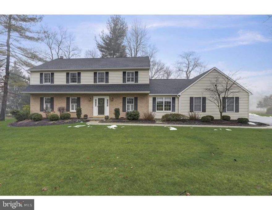 Welcome home to 208 Musket Lane, nestled on a cul-de-sac in the desirable 'Green Hills’ community of Chesterbrook (ranked as #1 Top Places to Live by Niche) in the award winning Tredyffrin Easttown school district.

Built in 1979, this center hall Colonial with four bedrooms and 2 1/2 baths has had only one special owner who has taken meticulous care to keep it current and provide turn-key living for it's lucky new buyers!

Entering through the foyer, you will feel immediately at home with the hardwood floors (new in 2006) and the fresh, airy flow of light neutral colors. 
The living room to your left is welcoming and bright and the formal dining room to your right complete with custom wainscoting invites you to gather around the table with family and friends.

Accessed through both the front hall and dining room, you will be awed by the huge eat-in kitchen- thoughtfully expanded in 2006 into a bright, highly functional space worthy of a gourmet chef with stainless steel appliances, custom cabinetry and granite countertops throughout. The roomy, open floor plan truly lends itself to the multipurpose function of this space.
An oversized island is perfect for large cooking or baking projects, as well as meals on the go, while the built in desk with additional cabinets provides organizational space. The wet bar complete with sink, wine fridge and ice maker elevates the room and makes entertaining a snap!

The nearby den makes for a perfect work-from-home office with the updated powder room nearby.
The cozy family room just off the kitchen with gas fireplace opens to a sun room on the back of the home. Also added in 2006, this bright, happy space functions ideally as an artist's studio but would be equally well suited to a cozy reading chair for your daily cup of tea or coffee.
Upstairs, a large primary suite to the right anchors the level. This oversized bedroom boasts a large walk-in closet and fully renovated bath with double sinks, custom wood cabinets and a large shower with frameless glass door. Three additional bright, generously sized bedrooms partner with a lovely renovated hall bath with double sink, solid surface counters and white custom cabinetry as well as a large tub/shower. 
Oversized hall closets complete the upper level.

Both of the full baths and the powder room were fully renovated along with the kitchen and sunroom expansions in 2006.

Attention to detail is evident in the special touches throughout this home, such as built in shelving, wainscoting and plantation shutters. French doors added between rooms give the home an incredible sense of airiness and windows, added to the home over the years, bring in extra light as well as the bucolic views from the well tended yard outside. A custom deck and pergola were added off of the kitchen to add an outdoor dining space.

The HVAC system was updated in 2005 to include a state of the art humidifier/dehumidifier sensor. A new roof was installed on all but the later additions in 2023 and a new water heater installed in 2022. The driveway was fully repaved in 2019 and sealed in 2022. The two car garage offers ample room for both vehicles, bikes and yard equipment.

This home is ideally situated for easy access to the Chesterbrook and Gateway shopping centers, scenic Valley Forge National Park and the King of Prussia Mall as well as routes 202, 476 and the PA Turnpike with a short commute to Central city and the Philadelphia airport.