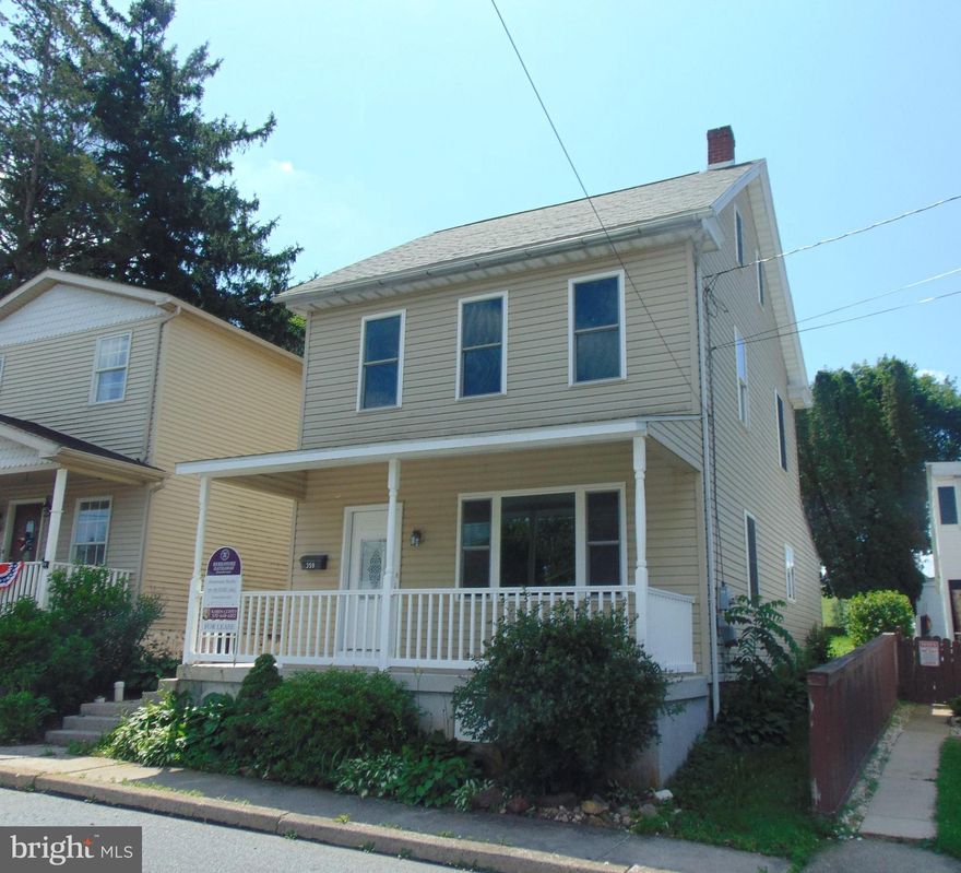 Spacious 2 bedroom home in Orwigsburg has been freshly painted & new flooring installed throughout.  Large eat in kitchen with laundry closet.  Attic & basement.  Covered front & rear porches.  Conveniently located to shopping, banks, pharmacy, salons, restaurants and much more.  Owners require $1,750 security deposit, credit check, no pets & no smoking.  Blue Mtn. Schools