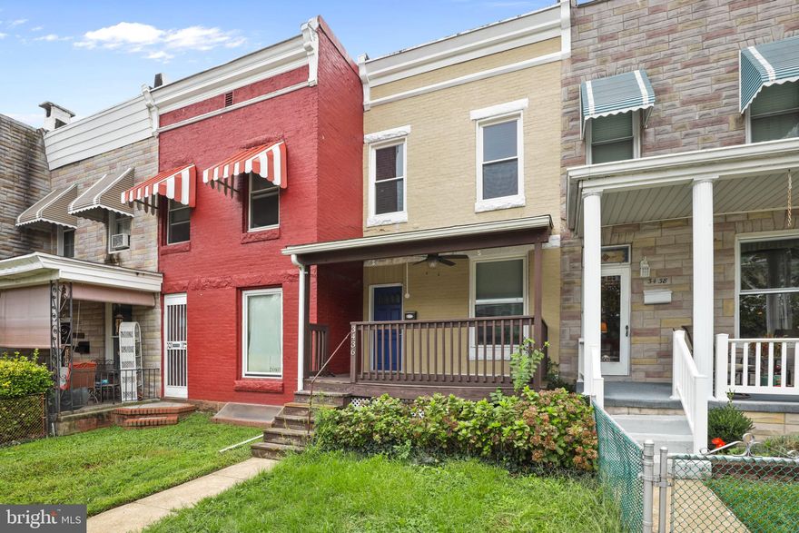 This porch-front townhome truly stands out from the rest.  Meticulously maintained, this home has it all!  Gorgeous bronze floors, a full kitchen with stainless steel appliances and backsplash, an updated  HVAC system, and poured concrete countertops. The owners have also taken care to include crown molding in every room for a perfect touch of elegance!  The basement is waterproofed, so rest easy knowing you’re safe from any potential leaks or floods.  Oh, and did we mention, PARKING!  This home is a true Hampden gem.