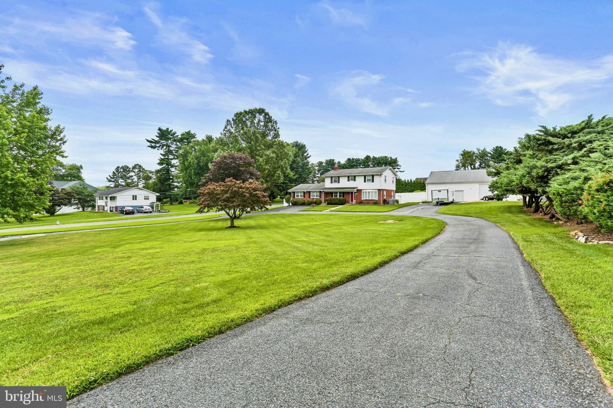 Welcome to lovely 4713 Forge Road!
This wonderful home in the popular Honeygo community has been meticulously maintained. It includes a gorgeous in-ground pool that was renovated in 2018 with a spacious pool shed for equipment. An oversized 50’x32’ detached garage with 2nd floor storage is also on property. The circular drive with 2 turnarounds offers plenty of parking. The homesite is over an acre, relatively flat, and offers a 6’ tall privacy fence. The stone patio enclosure off the family room is perfect for pool parties.
Inside, the home offers 4 bedrooms and 2-1/2 bathrooms with fantastic fit and finishes. The kitchen offers plenty of cabinets and ample countertop space. The home is appointed with upgraded trim plus crown moulding and chair rail in various rooms. The finished lower level adds additional spaces for work or entertainment and includes a welled exit. There are multiple flooring types throughout the home, including slate tile in the foyer, hardwood floor on the 2nd floor, ceramic tile, Pergo, and new flooring in the finished basement. Utilities are public water, septic, oil boiler with 4 zones, 50-gallon electric water heater, 2 Carrier air handlers, alarm system, and a NuTone intercom system.
This is a very desirable location! Easy access to I-95, shopping, restaurants, schools, and medical services. Schedule your showing today.