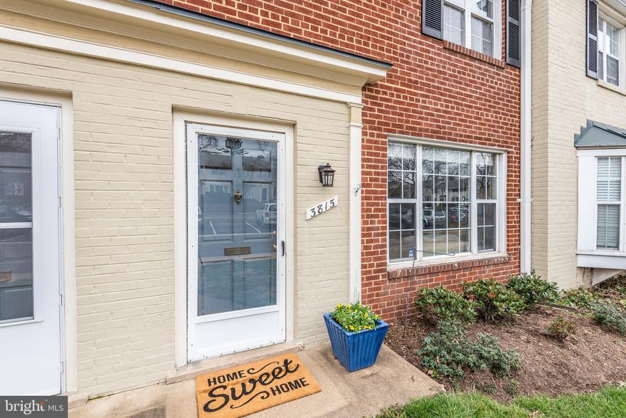 Welcome to this charming home in highly sought after neighborhood of Fairlington Towne!  From the moment you step foot in this beautiful, sun-drenched home you will be blown away by the attention to detail.  From the amazing kitchen adorned with stainless steel appliances, granite counter tops, and  rustic high-end cabinetry all the way to each and every door - no aspect was overlooked.   The kitchen is open to the dining and living area providing that Great Room feel, perfect for entertaining.  The bathrooms have been renovated and refreshed to give off an aura of pristine exuberance.  The upstairs level provides 3 bedrooms plus great closet storage and attic.  The master bedroom offers a spacious retreat, and as a bonus has a barn door for the closet.  The other 2 rooms offer endless possibilities - office, nursery, guest bedroom - the choice is yours!  In addition to the extraordinary interior space, this homes boasts a private brick patio, fit for grilling and enjoying the wonderful outdoors.  The Fairlington Towne neighborhood is in prime location - walking distance to Starbucks, Fresh Market, and Orange Theory Fitness at Bradlee Shopping Center as well as the shops and restaurants at Shirlington Village - entertainment and good eats are all within stride! The location is also ideal for the commute, located just off of 395, 5 miles to DC, 3.5 to Pentagon and Pentagon City, with many commuter options available!
