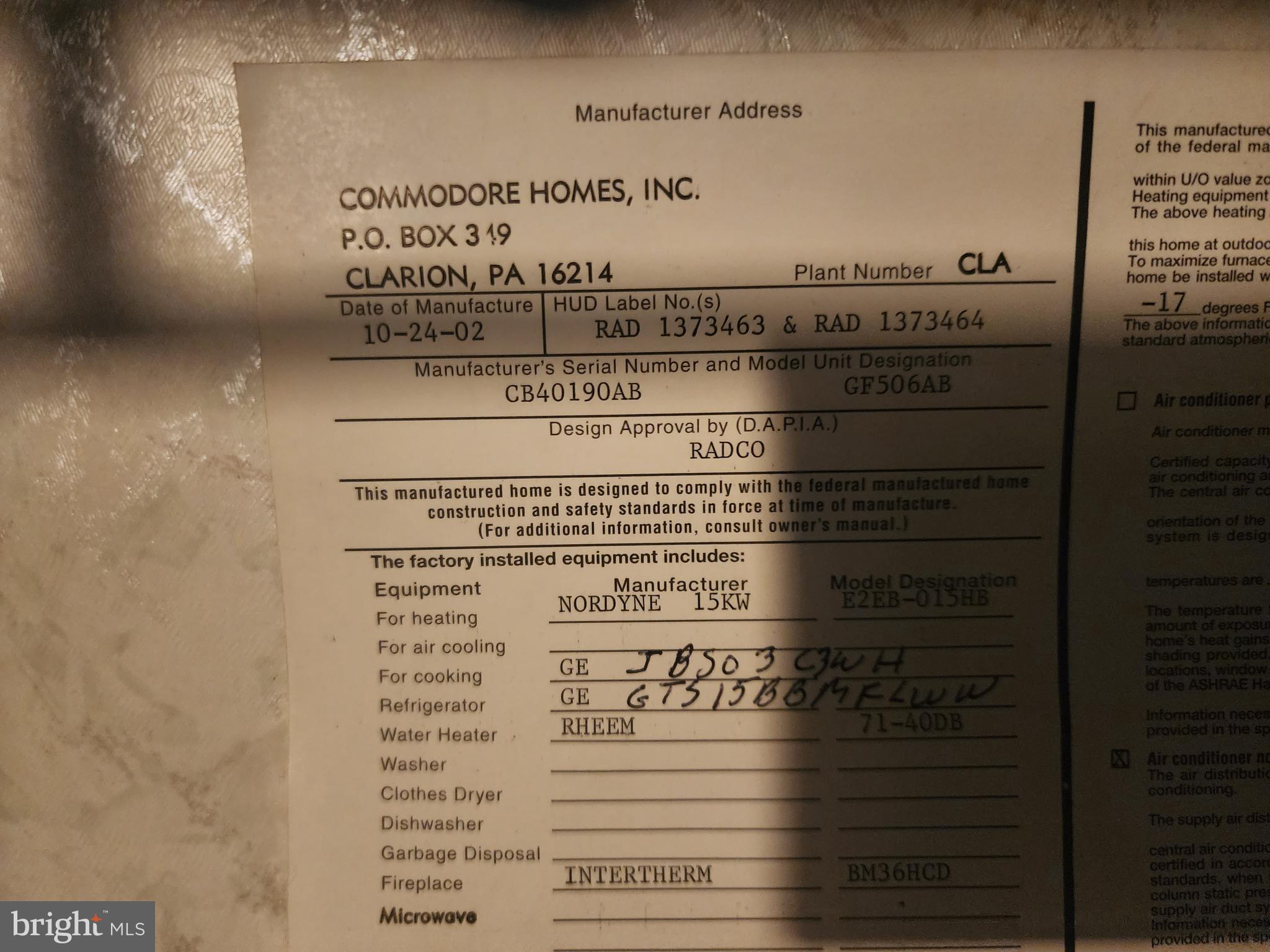 NONE AVAILABLE - Residential