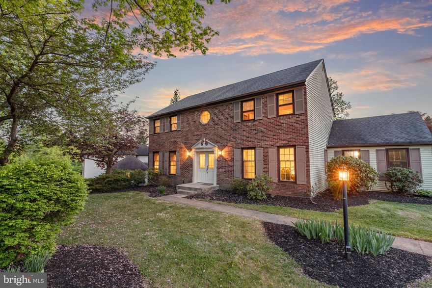 Welcome to 9 Renee Circle, a classic brick-front center hall colonial tucked into one of Richboro’s most desirable neighborhoods. Located on a quiet cul-de-sac, this 4 bedroom, 2.5 bathroom home offers a seamless flow and an incredible opportunity for the next owner to bring their vision to life. From the moment you enter you’ll appreciate the solid bones, thoughtful design, and well-maintained systems that create the perfect foundation for future updates.  The main level features solid hardwood flooring throughout the living room, dining room, and family room, offering warmth and continuity from space to space. A cozy wood-burning fireplace anchors the family room, creating an inviting atmosphere for everyday living or gathering with guests. The flow of the home is both functional and timeless, with generously sized rooms that feel open and inviting.  Upstairs, you’ll find four spacious bedrooms, including a primary suite complete with a full bathroom featuring both a soaking tub and separate shower, as well as a large walk-in closet. Each additional bedroom offers comfortable space, natural light, and flexibility for guests, a home office, or everyday living. The fully finished basement adds even more versatility, ideal for a media room, playroom, gym, or additional entertaining space. Step outside and you’ll find where this home truly shines. The oversized backyard is designed for making memories, featuring a 12-year-old saltwater, heated in-ground pool—perfect for long summer days and relaxing evenings. Overlooking the pool is a charming wooden cabana that creates a resort-like setting right at home. Whether used for shaded lounging, outdoor dining, or hosting gatherings, this space adds both character and function to the backyard experience. Major updates include a roof replaced in 2014, central air installed in 2012, and a hot water heater from 2023—providing peace of mind where it matters most. While the home is ready for cosmetic updates, the important systems have been thoughtfully maintained, making this a smart investment with lasting value. Set in the heart of Richboro with convenient access to shopping, dining, and major roadways, this is a rare opportunity to own a well-built home on a premium lot in an established neighborhood. Bring your vision, add your personal touch, and unlock the full potential of 9 Renee Circle.  Interior photos to be uploaded by Friday evening.