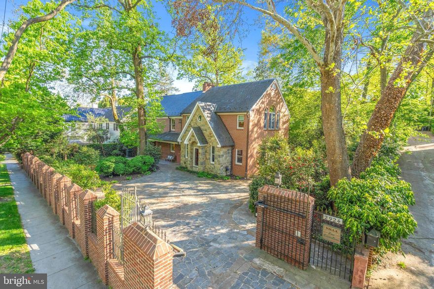 A one-of-a-kind private retreat  ***    This oasis-like home boasts approximately 7,762 sq ft across 4 levels, with 7 Bedrooms, 6 full baths, and 2 half baths. Timeless, elegant, and providing an exceptional living experience, with a heated pool and hot tub, pool house, beautifully tiered grounds, ample outdoor entertaining space, and a private suite, all nestled on .37 acres in esteemed Massachusetts Avenue Heights.  ***  This property has extraordinary scale and unparalleled privacy throughout. Oversized windows fill the main floor with natural light, and multiple French doors to the wonderfully private rear terrace allow for seamless indoor/outdoor living. An entertainer's paradise, this property has been the venue for countless happy parties and a wedding!  ***  Designed for entertaining, the main level boasts a gracious foyer, an open and spacious formal living room with a grand fireplace, a banquet style dining room, a great room with a 12.5’ vaulted ceiling and fully windowed on three sides, affording stunning views of the rear garden, and a professional kitchen with restaurant grade appliances and a social center island. Also on the main floor is a lovely private library/office with its own fireplace and built-ins, a den that could be a bedroom, and two powder rooms. The main floor great room and living room have numerous glass French doors opening to the outdoor terrace, boasting excellent flow for entertaining and al fresco dining. 
 ***  The second floor has a primary suite with ensuite bath and a room-size dressing room. A second bedroom features two walk-in closets and ensuite bath. The third floor features two generously scaled private bedrooms, each with massive closet space, and a full bath.   ***  The west wing of the house features an enormous suite on the second floor, boasting a 14.5’ vaulted ceiling, two walk-in closets, an ensuite bathroom, and a private balcony. Make this the room of your dreams – a majestic owner’s suite, an art or design studio, a home corporate office suite, a yoga and fitness room… the possibilities to fit your vision are endless!  ***  The fully finished lower level boasts an expansive realm of leisure and functionality, housing an oversized recreation room, billiard room/exercise room/playroom, an additional bedroom, full bathroom, gym/bonus room, laundry facilities, abundant storage areas, and utility room.  ***  The outdoor living space is a must-see, as it harmoniously extends the living spaces to the outdoors, allowing you to utilize the entire property to its highest potential! Multiple stunning terraces around the property create exquisite private entertaining options, grounded by a magnificent brick patio accessible off the great room and living room. An oversized custom heated swimming pool with automatic cover, a hot tub, and a grand pool house, featuring a separate in-law suite, brings resort living to your every day. Lush landscaping provides a serene, private, and inviting atmosphere, creating a breathtaking retreat in your own back yard.   ***  The automatic gated entry opens onto a cobblestone courtyard, providing easy parking for multiple cars – no need for guests to stress about parking tickets! Pull into the two-car garage (with attic access) from the no-thru back alley and walk straight down the steps to the pool.  ***  Easily walk to the Metro (Woodley Park station), restaurants and retail along Connecticut Avenue, and nearby public and private schools. Just minutes away from Georgetown, the embassies in Kalorama, the White House and downtown DC, as easy access to both DCA and IAD airports.  ***  Feeling a world away from city life with its natural setting and extensive amenities, yet always remaining within easy reach, 2924 Cleveland Ave, NW is one of Washington’s best. 
 ***  Villa las Camelias, your oasis sanctuary in the city, awaits!