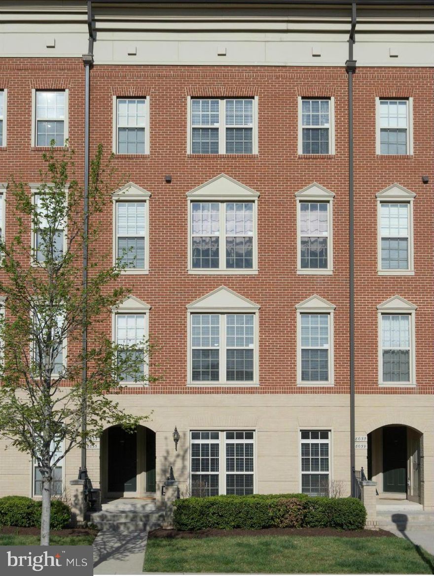 Spacious two level luxury townhouse, meticulously maintained  with one car attached garage and spacious balcony.    Gorgeous gourmet kitchen with granite counter tops, SS Appliances, gas cooking. Large MBR suite with walk in closet. Enjoy the pool, outdoor dog walks, and playground.   Great location ..  Walk to Harris Teeter, Shops, Restaurants, Anytime Fitness