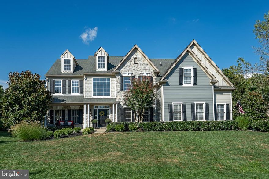 Welcome to 4 Dever Drive, a spacious 5 Bedroom, 4 1/2 Bath Colonial, in the highly sought-after community of The Estates at Mill Creek. Enjoy all the features you would  expect to see in this beautiful home including, a brand new exterior with Hardi Plank Siding, gorgeous hardwood floors throughout the 1st floor, extensive millwork, open floor plan, freshly painted and new carpet upstairs. Enter the 2-story foyer with a turned staircase, to the right is an office with built-ins, perfect for working from home in today's environment. To the left is the living room and  formal dining room - ideal for hosting and entertaining.  This leads to the 2-story family room, kitchen and breakfast room - this gorgeous family room will take your breath away. The gourmet kitchen has a center island with granite countertop, stainless steel appliances, gas cooktop and a pass through to a large breakfast room with a vaulted ceiling. The 2-story family room has a wall of windows with shutters, gas fireplace with extensive millwork and back stairs leading to the 2nd level. The 1st floor also features a powder room and a laundry room which leads to the 3-car garage with built-ins and a workbench. Head up the stairs to the Primary Suite with a tray ceiling, cozy sitting area and a large walk-in closet. The Primary bath has an oversized tub, stall shower, double sinks and a private water closet. There are 3 additional bedrooms, one that has an ensuite bath and 2 that  share a hall bath. Don't miss the amazing basement with the 5th bedroom and full bath, kitchen area with a wine frig, sink and dishwasher, theatre area, plenty of storage and bilco door.  Head outside and you'll find a fabulous, private patio with a built-in grill, sink, refrigerator and a granite countertop. There is even a built-in fire pit for those chilly evenings. This home is located in the award winning West Chester School District and is conveniently located to shopping and restaurants. A perfect home with all of the amenities for today's lifestyle.