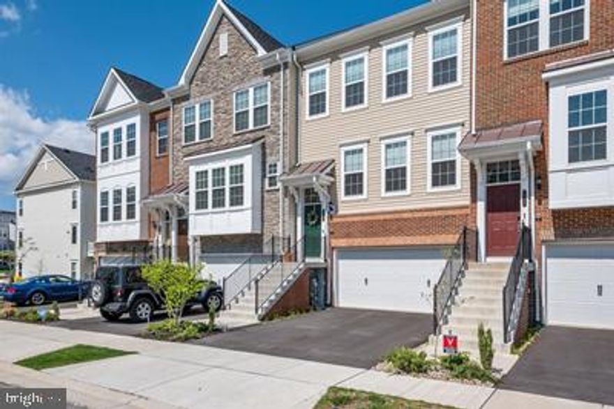 Great 2-car Garage townhouse in Shipley Homestead. Well maintained 3 Bedroom, 2 full baths & 2 half baths. An abundance of natural light & spacious Kitchen with neutral countertops and Stainless Steel Appliances, 42-inch cabinets, a gas stove, pantry. Center island with seating.  Upgraded fixtures, pantry & dining area. The main floor boasts gleaming hardwood floors, window treatments, and recessed lighting. Access to the Trex deck with a great view of the community outdoor pool & gym & club House. 
The upper level provides a Master suite with a walk-in closet & private bathroom with double vanity, soaking tub, & separate shower, and ceiling fan. 2 additional bedrooms with window treatments & walk-in closets. Washer & Dryer conveniently located on bedroom level. The lower level is finished with upgraded carpet currently set up as a fourth bedroom/family room. The garage offers bike racks & storage lifts. Lower Level patio with fenced yard, and gate.  
Convenient location right off 295, easy commute to Arundel Mills. Close to NSA, Ft Meade. Metro/Subway Station less than 1 mile. Owners prefer no pets but will consider one 30 lb dog. Please no Cats.  Available February 28th, 2024. Utilities: Central A/C, Cooling Fuel: Electric, Heating: Forced Air, Heating Fuel: Natural Gas, Hot Water: Natural Gas, Public Water & Sewer.
Amenities include - 3 pools (baby pool, wading pool, lap pool), 2 playgrounds, community garden & dog park Community center offers entertaining space/kitchen/exercise center.