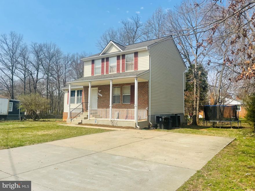 This beautiful colonial is ready for you!!! Enjoy recently updated kitchen which features white cabinets, gorgeous countertops, SS appliances, and tile flooring.  Kitchen is open to dining area and family room. Bonus room that can be used as office or flex room. Good size bedroom on main floor. There is low maintenance laminated flooring on the main level and in the bedrooms.  The carpet on the staircase was just replaced and the house is freshly painted!!! There are 3 bedrooms and 2 full baths on the upper level. The fully finished basement features a kitchenette, 2 bedrooms, a recreational room, a full bath and a laundry room.  The deck off the kitchen  is perfect for outdoor gatherings and the good-sized yard  has plenty of room for play area, garden, etc.  Roof and AC are about  3-4 years old.  There is a 2 car driveway and the house is located near trails, parks, major routes, shopping, and dining.  It is also an easy commute to Washington DC, Baltimore, Ft Meade, and the NSA.   This one is a MUST SEE!!!