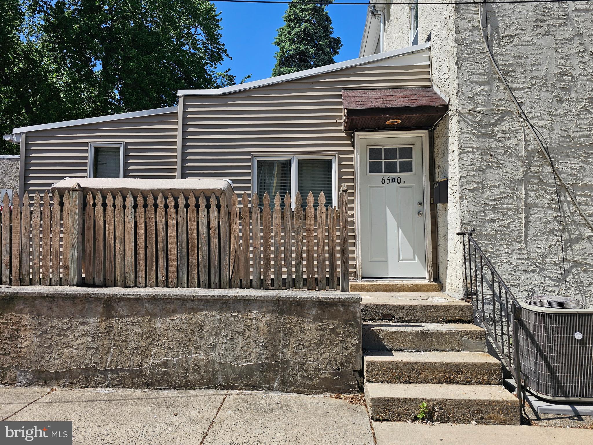 Nice and spacious 2 bedroom apartment in Roxborough. Featuring a large eat-in kitchen with granite countertops, a large living room, 2 full bathrooms, and 1 large bedroom on the 1st floor. The finished basement has the 2nd bedroom. There is also laundry in the basement area. The place also has central heating and air, a rear patio and it comes with 1 car off-street parking.