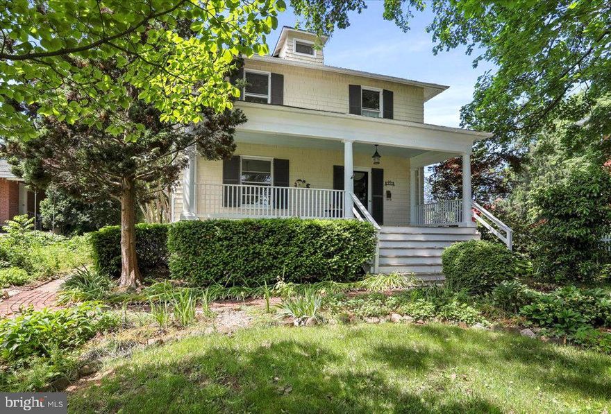 Charming  1909 home ideally located in  the  sought after South Charles Town Historic District , provides  easy access to the downtown activities and eateries, as well as to the town park with pool and tennis courts.  This spacious appr.  2700 SF home offering  3 bedrooms, 2.5 bathrooms  is a blend of vintage character and modern upgrades.    The beautiful covered wood porch overlooks the front yard with flower beds which have been lovingly cultivated  by a master gardener.   Step inside to find the original hardwood floors- oak on the main level and wide heart pine upstairs- that add warmth and timeless beauty to every room.   The thoughtfully designed floor plan boasts  an elegant foyer, a spacious living room with fireplace,  formal dining room with crystal chandelier, and a renovated kitchen that opens into a family room featuring a wall of windows that flood the space with natural light .   This area is the heart of the home offering an entertaining space that has been a popular point of social gatherings for many years.  The custom kitchen  includes a cedar island with its own prep sink and compost bin. The chef of the house will love the kitchen  which  was renovated with many custom features, including a large cedar island,   a cooking stove with added warming oven, over sized refrigerator, wood ceiling,  2 ceiling fans, concrete counters, multiple cabinets and drawers with antique finish,  a large window with window seat, and Pergo flooring..  This area opens into a  large family room, creating a perfect space for entertaining.  
On the upper level you will find 3 bedrooms, all with original wood floors.  The primary bedroom offers a ceiling fan, multiple closets with built in shelving and a connecting primary bath, which features a separate tub and shower.  Bedroom 2 has a ceiling fan; the hall bath provides tile flooring and a tub/shower combination. There is also a convenient laundry room on the upper level.  The converted  sleeping porch serves as a third bedroom and a separate office, with access to the family room via the back stairs.   Ample storage solutions include a wood floored attic, a cellar with indoor and outdoor access, and spacious closets in every room. From the family room you can exit the home from the mudroom and back door onto a small covered porch, with step down to the brick patio .  From here you can easily access the parking space that is off of the back alley for convenient parking and access to the house. There is also a small shed for  gardening tools , and a cement floor cellar for the mechanicals.  And of course,  there are the gardens, the enchanting oasis that neighbors admire and visitors enjoy , where vibrant blooms grace the yard throughout much of the year.  
Charles Town is the seat of government for Jefferson County which is a scenic and historic area offering outdoor adventure or relaxation  and is located just an hour from the DC area.    #wherealmostheavenbegins