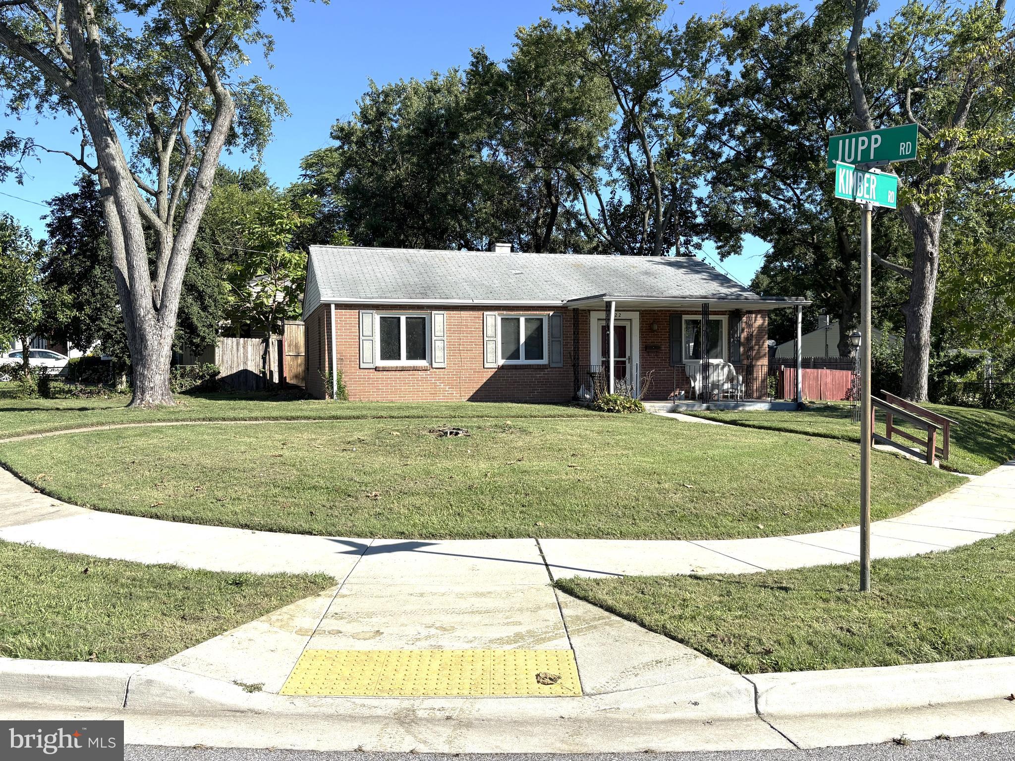 Ready to get your hands dirty and earn sweat equity? This house is for you! Priced to reflect condition, the house needs a complete renovation but has some very good features. It's on an impressive corner lot, has a covered front porch and rear patio, there is a large bay window and the house features CAC. The kitchen was updated with 42" cabinets and there is a laundry room off the kitchen. Three generously sized bedrooms and bathroom. The windows were updated but we don't know when. Brick construction and potentially good curb appeal. Total renovations are needed, cash or hard money loans only. All furnishings covey with the property.