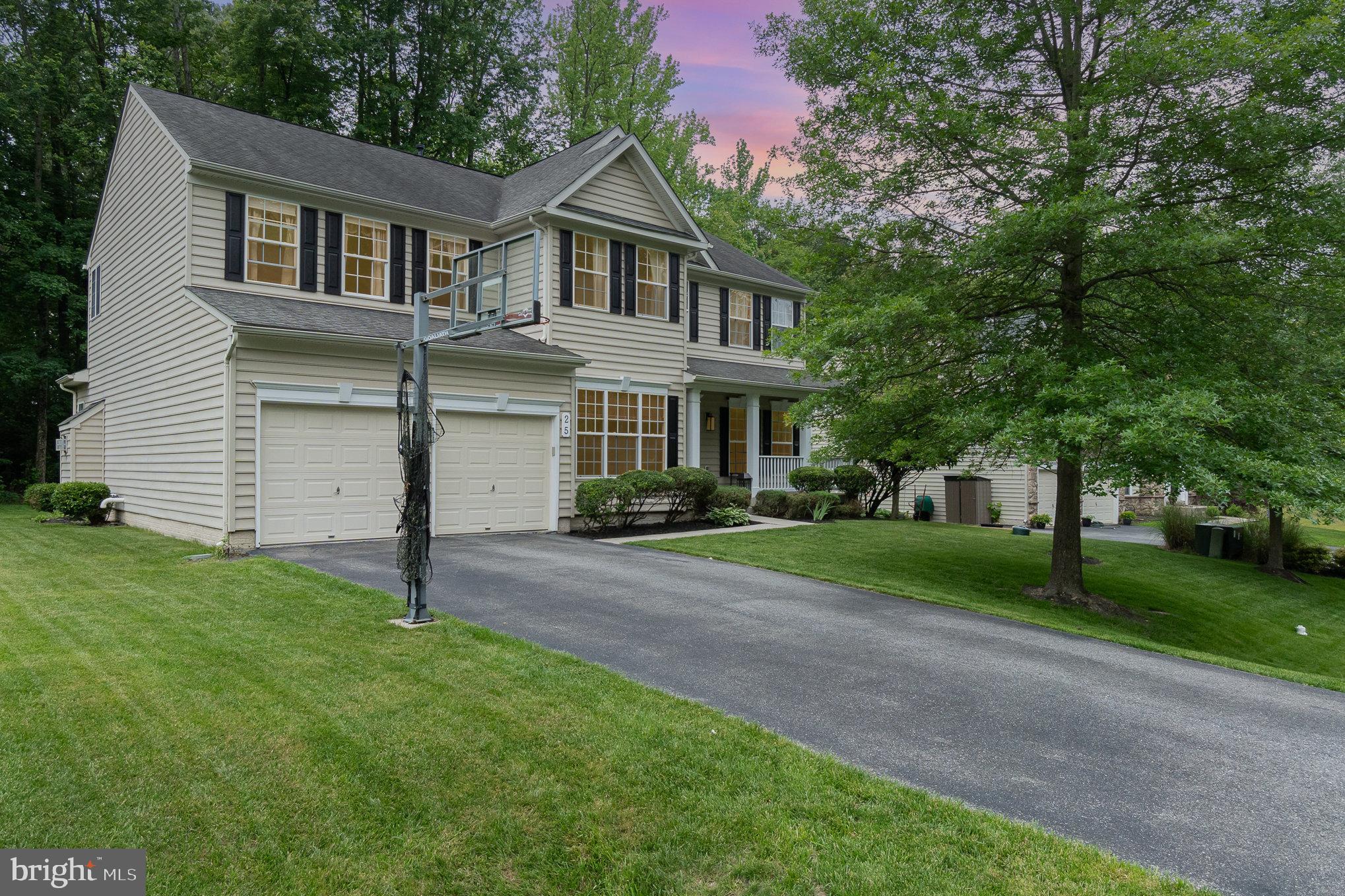 GREAT NEW PRICE!! SELLER CAN ACCOMODATE A QUICK CLOSING...BE IN BEFORE SCHOOL STARTS!! Welcome to this beautifully maintained 4-bedroom, 2.5-bathroom home in the highly sought-after Chesapeake Club Fairway Links neighborhood. The Waterford II model by Richmond American Homes boasts over 3,100 square feet of living space, offering plenty of room for comfortable living and entertaining.
Key Features:
Spacious Layout: With 4 generously sized bedrooms and 2.5 baths, this home offers a versatile floor plan that accommodates all lifestyles.
Gourmet Kitchen: Enjoy cooking in the updated kitchen with corian countertops, stainless steel appliances, and convenient sliders leading to a large rear deck that backs to woods for privacy and a peaceful, scenic view, perfect for outdoor dining and entertaining.
Main Level: Featuring a two-story open foyer, formal living room, dining room, and a main-level office—ideal for those who work from home.
Family Room: Relax in the spacious family room, complete with a cozy gas fireplace, offering a perfect gathering space for family and friends.
Luxury Owner’s Suite:
Private Retreat: The owner’s suite features a sitting area with a stunning see-through gas fireplace, adding a touch of elegance to the space.
Walk-in California Closet: Plenty of storage with an upgraded California Closet.
Renovated En Suite: Enjoy a spa-like experience in the renovated master bath, complete with a stand-alone tub, heated ceramic floors, and a frameless glass shower with EnduroShield for easy maintenance. The shower offers dual functions with both a stationary and handheld head, perfect for a luxurious experience.
Additional Features:
Bedroom-Level Laundry: Conveniently located laundry on the same level as the bedrooms.
Upgraded Finishes: Professionally decorated throughout, with custom trim and molding that add to the home’s charm.
Dual Zoned HVAC: Stay comfortable year-round with a dual-zoned HVAC system, with one unit replaced in 2023 and the other in 2024.
Recent Updates: The water heater was replaced in 2024, and the home includes an owned 500-gallon propane tank.
Attached 2-Car Garage: Plenty of space for parking and storage. Large unfinished basement with sliders to walk-up stairs.
This home offers the perfect combination of luxury, space, and modern upgrades, making it a must-see! Close to shopping, restaurants, several marinas, parks, and beaches! Schedule your tour today and experience all this property has to offer.
