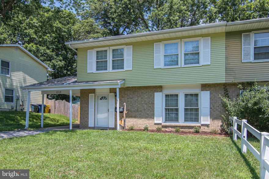 Beautifully maintained semi-detached 4 bedroom in sought after Maple Ridge. Open floor plan with upgraded countertops , stainless steel appliances, new carpet ,  fresh paint , hardwood floors , a new roof and a private back yard with torage sheds. Incredibly convenient location that's only 15 minutes to Ft Meade, NSA, and Baltimore, 45 minutes to DC and easy access to Amtrak and MARC trains. No HOA! AHS 1 yr warranty included