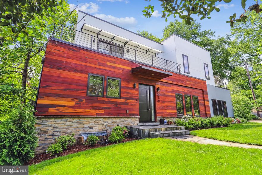 You can have it all--location, convenience, and style! Welcome to this visually stunning and spacious contemporary three-level home with five bedrooms and four bathrooms in the Glen Mar Park community. The home has been thoughtfully renovated with modern upgrades, features, and finishes. The "open concept" main level has natural wood wide plank flooring, a gourmet kitchen, a dining room with deck access, a family/living space with an electric fireplace, and a bedroom/den/office, and full bath.  The upper level also has natural wood wide plank flooring, three bedrooms--a primary with bath, and deck access, two additional bedrooms (one with balcony) and a hall bath.  The lower level has a kitchen, family room, the fifth bedroom, full bath, laundry, and walk out to back yard. Easy access to transportation arteries, top-rated schools, C&O Canal, Capital Crescent trail and bike path. Close to DC, restaurants, shopping, grocery, and all that Bethesda and surrounding neighborhoods have to offer! Being so close to DC gives you and your family the opportunity to experience  other communities.  Someone will be very happy in this home!