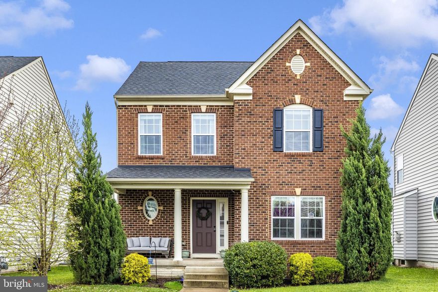 Beautifully Updated Home in Sought-After Cannon Bluff – A Must-See! Don’t miss this incredible opportunity to own a beautifully updated single-family home with an attached two-car garage in the desirable Cannon Bluff Community! Enjoy a walkable neighborhood with nature trails, all while being just minutes from shopping, dining, and major commuter routes. Step inside this stunning brick-front home and be greeted by a charming front porch—suitable for relaxing with a morning coffee. Inside, the spacious main level boasts gleaming hardwood floors throughout, a private home office with French doors, and an open-concept living and dining area with 9ft ceilings. The gourmet kitchen features granite countertops, stainless steel appliances including a natural gas range, white cabinetry, and a large center island, making it a dream for cooking and entertaining. Additional main-level highlights include a gas fireplace, a convenient laundry room, and a half bath. Step outside to your maintenance-free deck with stylish pergola and privacy divider, ideal for summer BBQs and outdoor gatherings. Upstairs, the luxurious primary suite offers tray ceilings, a massive walk-in closet, and a spa-like en-suite bathroom with a double vanity, soaking tub, and walk-in shower with a bench. Two additional spacious bedrooms with brand-new upgraded carpet and a full hall bath complete the upper level. The fully finished lower level is an entertainer’s dream, featuring a large recreation room with built-in surround sound system—ideal for hosting game nights with a pool/ping pong table. The recently updated full bathroom and bonus room provide flexibility for a guest bedroom, home gym, or office, all with upgraded Lifeproof luxury flooring. The utility room offers plenty of storage space. This home truly has it all! Don’t wait