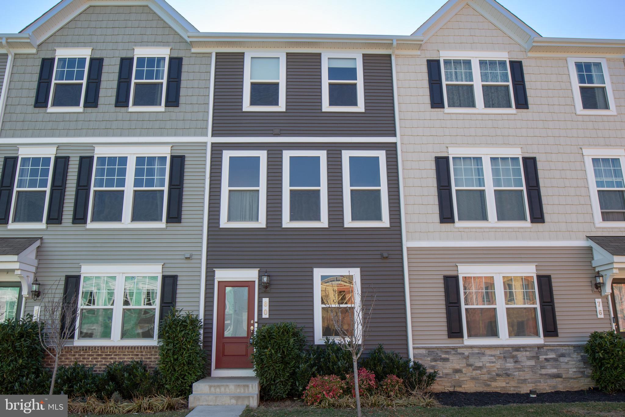 Beautifully maintained three level townhome in the conveniently located Stanley Martin Homes Presidents Pointe Community!
This spacious 2 bed/2.5 bath townhome is a must see! Enjoy the main level’s open floor plan with LVP flooring and recessed lighting throughout; living area, eat-in kitchen with stainless steel appliances; half bath, and sunroom/dining room that includes a mounted flat screen TV and access to the rear deck.
On the carpeted upper level is the primary bedroom suite with full bath, additional bedroom and additional full bath.
The split lower level includes entry foyer, bonus carpeted room with stacked washer and dryer, and access to the 1 car garage with ample storage space. Included for tenant use (in authorized areas) is a gas grill.
Presidents Pointe Community residents enjoy tot lots/playgrounds, walking trails; and quick access to Rt 9, and US-340 - perfect for commuters.
Pets are case-by-case.
Additional monthly costs include Renter's insurance (price based on plan selection) and Second Nature Air Filter Subscription program ($15.00/ month).