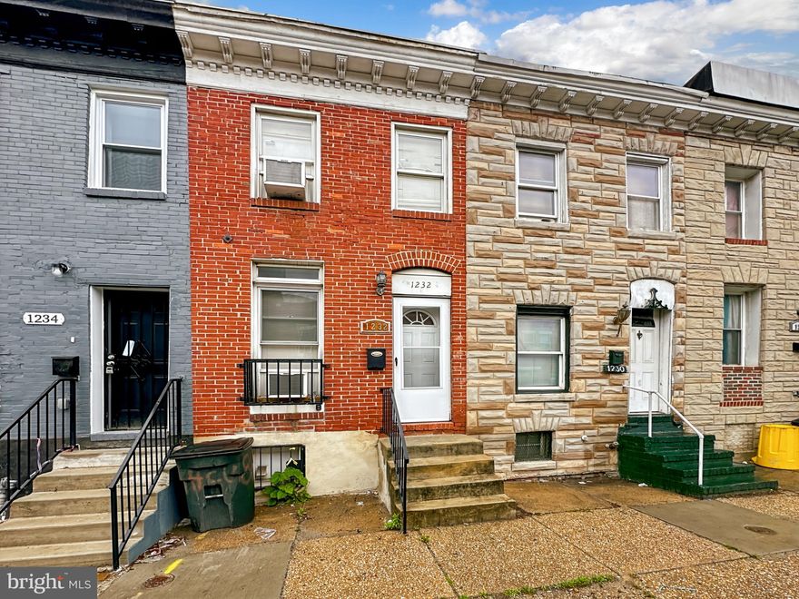 CALLING ALL INVESTORS!!! Property is part of a 7 units portfolio that is being offered at $935,800.
The properties included in the portfolio are:  1232 W Pratt St (Rented to a tenant with Project-Based Voucher through Baltimore City $1,350) MLS# MDBA2168438; 1108 W Pratt St ( rented - $1,400/mo) MLS# MDBA2167524, 1213 N Spring St (Rented for $1,050) MLS# MDBA2168862; 1215 N Spring St (Rented for $1,100 section 8) MLS# MDBA2168864; 2709 E Hoffman St (Rented for $1,350) MLS# MDBA2168866; 2426 Jefferson St (rented for $1,450/mo ) MLS# MDBA2168818; and 2934 McElderry st (Rented for $1,500) MLS# MDBA2168440
 Call for additional information!