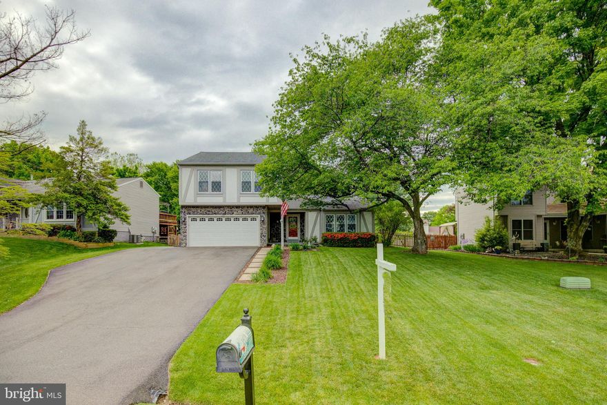 Great home in a great location! Home located in Country Road Subdivision on a quiet cul de sac. Home features 3 bedroom, 2 full bathrooms and one half bath. Basement is unfinished so room to grow if needed. WELL maintained home and yard. Kitchen completely renovated in 2018. Primary bathroom completely remodeled in 2022. Oversized attached 2 car garage has a sink and shelving. Refrigerator in garage does not convey. Large backyard is ready for enjoyment with a wood deck and covered and screened in porch. The owners have done lots of updates! They made the sitting room in the primary bedroom into an amazing walk in closet with custom shelving and drawers. Closet door is a barn door. Laundry closet is located on upper level!