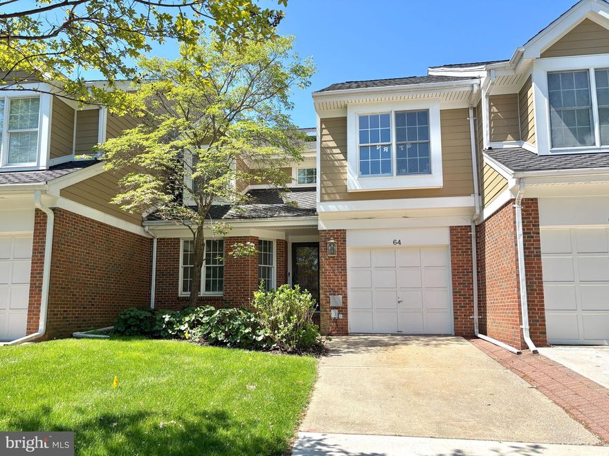 Welcome to 64 River Oaks Circle, ideally situated in the gated Greene Tree community — one of Pikesville’s most desirable neighborhoods. Fully remodeled throughout in 2025, this home offers thoughtful updates, flexible living spaces, and the ease of a low-maintenance lifestyle in an exceptional location.

A bright, open entryway sets a clean and welcoming tone. Just off the foyer, a main-level flex room provides valuable versatility — ideal for a home office, den, or playroom.

The gourmet kitchen was completely remodeled and reflects a timeless, elevated design. Custom cabinetry, generous countertop space, elegant hardware, and a striking herringbone backsplash create a polished and cohesive look. The layout flows seamlessly into the dining area, making everyday meals and entertaining equally comfortable. The dining room opens directly into a sun-filled living room, where natural light enhances the open feel of the main level. As part of the home’s extensive 2025 renovation, every space has been thoughtfully refreshed with clean, sophisticated finishes and a cohesive design aesthetic throughout.

Upstairs, two spacious secondary bedrooms share a well-appointed full bath. The primary suite offers a true retreat, complete with a walk-in closet and a beautifully finished en suite bath. Wrapped in marble, the bathroom features a deep soaking tub designed for relaxation, a separate glass-enclosed stall shower, and refined fixtures throughout. It’s a thoughtfully designed space that combines comfort with clean, sophisticated finishes.

The fully finished lower level adds even more flexibility. In addition to a full bathroom, there is an additional finished room that can function as a bedroom, private office, or guest space. Whether used for extended stays, remote work, or recreation, the lower level significantly expands the home’s livable footprint. With the home’s full 2025 remodel already completed, this is a truly move-in-ready opportunity within one of the area’s most sought-after gated communities.

Greene Tree residents enjoy access to a private community pool, tennis and pickleball courts, playgrounds, and beautifully maintained common grounds — all within a secure, landscaped setting with a staffed gate. The HOA handles exterior maintenance and common area care, making day-to-day living simple and worry-free.

Walk to The Festival at Woodholme, home to Trader Joe’s, Starbucks, Lifebridge Health & Fitness, and a variety of shops and dining options. Foundry Row is just minutes away, along with nearby parks and Woodholme Golf Course. Towson, Downtown Baltimore, and major commuter routes including I-695, I-795, I-83, and Route 140 are all easily accessible.

A beautifully remodeled home in a premier gated community — offering comfort, convenience, and luxury living in the heart of Pikesville.