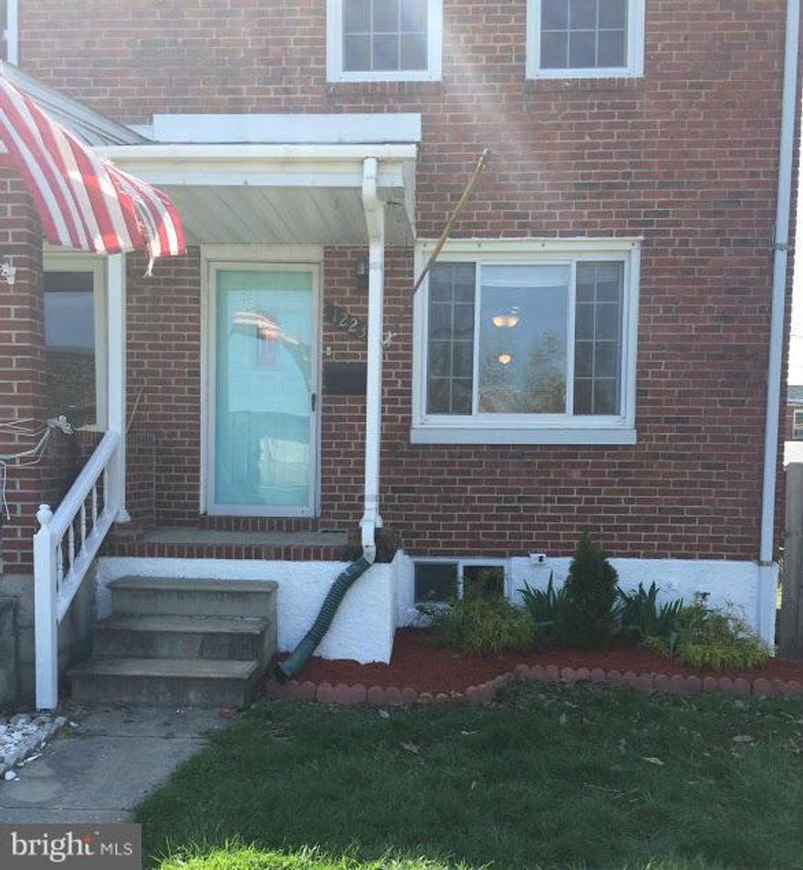 Remodeled brick end- of- group town home in a very friendly neighborhood. Convenient to Routes 695 and 95. Convenient to shopping and restaurants. Directly across from the Rosedale Senior Center along with several grassy fields with basketball and tennis courts also. Only one mile to Rosedale Park which has playgrounds and picnic areas.