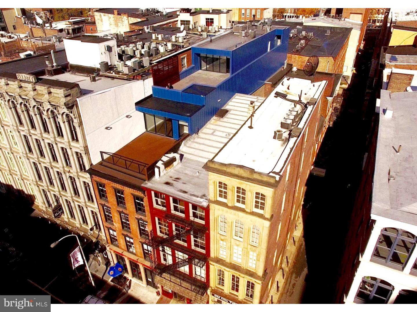Unique Living through Smart Design... This unique bi-level Penthouse on the 5th & 6th floors of this newly renovated building is directly across from the American Revolution Museum. Enjoy city living in the heart of Old City! This historic building, located at 233 Chestnut St, recently underwent a complete restoration of the existing 4 story structure with the addition of a brand new constructed bi-level Penthouse. The facade and storefront were fully restored and brought back to historic specs and the interiors completely refurbished down to the brick. A new elevator was added. This full floor finishes throughout include LED lighting, Scavolini kitchens with SubZero and Wolf 48" gas range with infrared charbroil & griddle, Grohe and Kohler fixtures, Ann Sacks, Akdo & Waterworks tile, dark walnut, marble and quartz stone counters. This Penthouse features 2 large decks, 450 sf on the 1st level and 750 sf on the master bedroom above. Additional store room included. All spaces designed by Urban Space Development Inc. This property is located in the School District General George A. McCall.